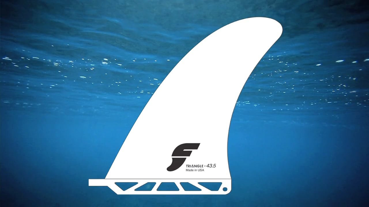 The Triangle 9.0 is the workhorse of the surf/race range. Made from Futures Thermotech material, this fin offers durability, balance and maneuverability. The 9” depth and moderate balanced area allow for more strokes per side, and handles well in ocean conditions.