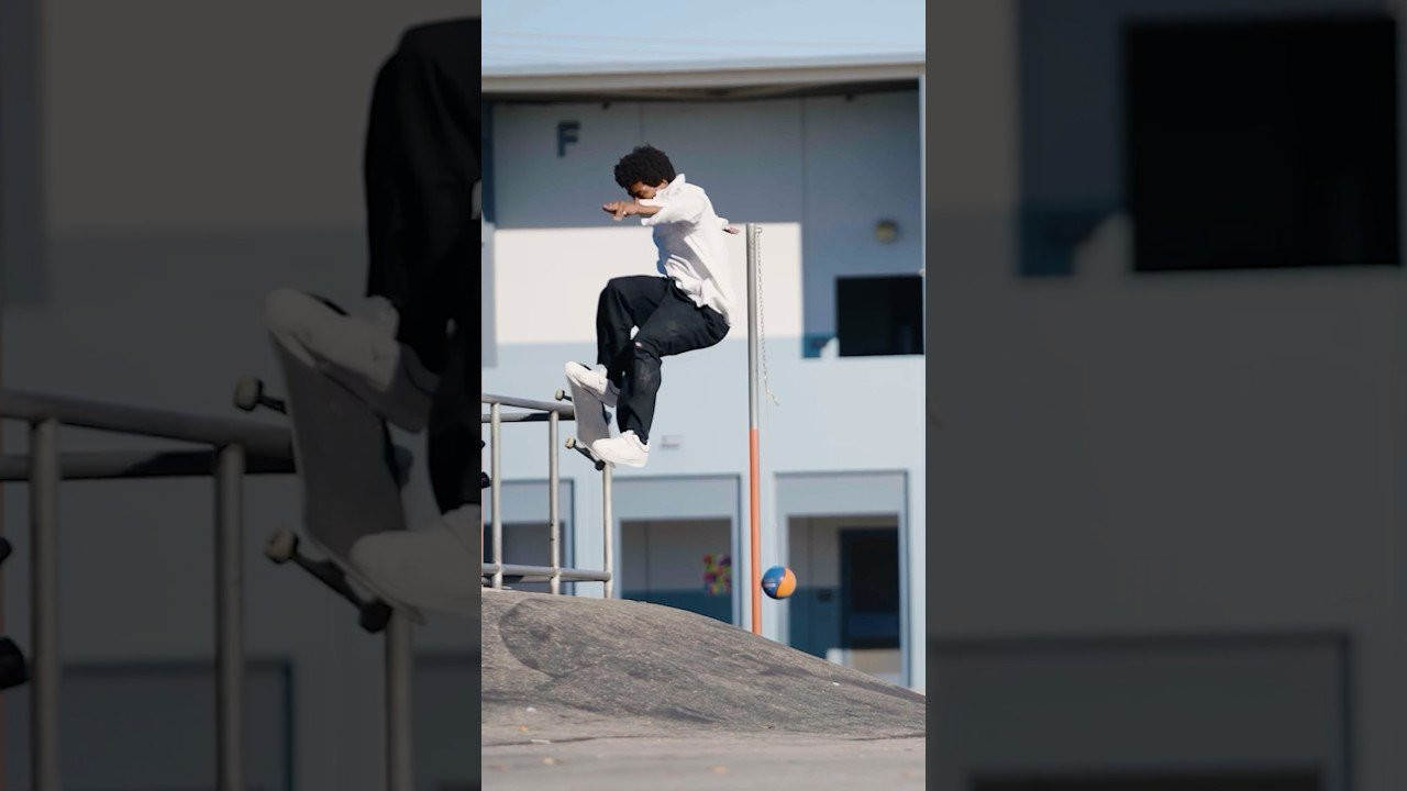 Insane wall crawls and hectic rail rips, Christian charges every spot with pure commitment and leaves behind a heavy wake of concrete debris and a few car parts.