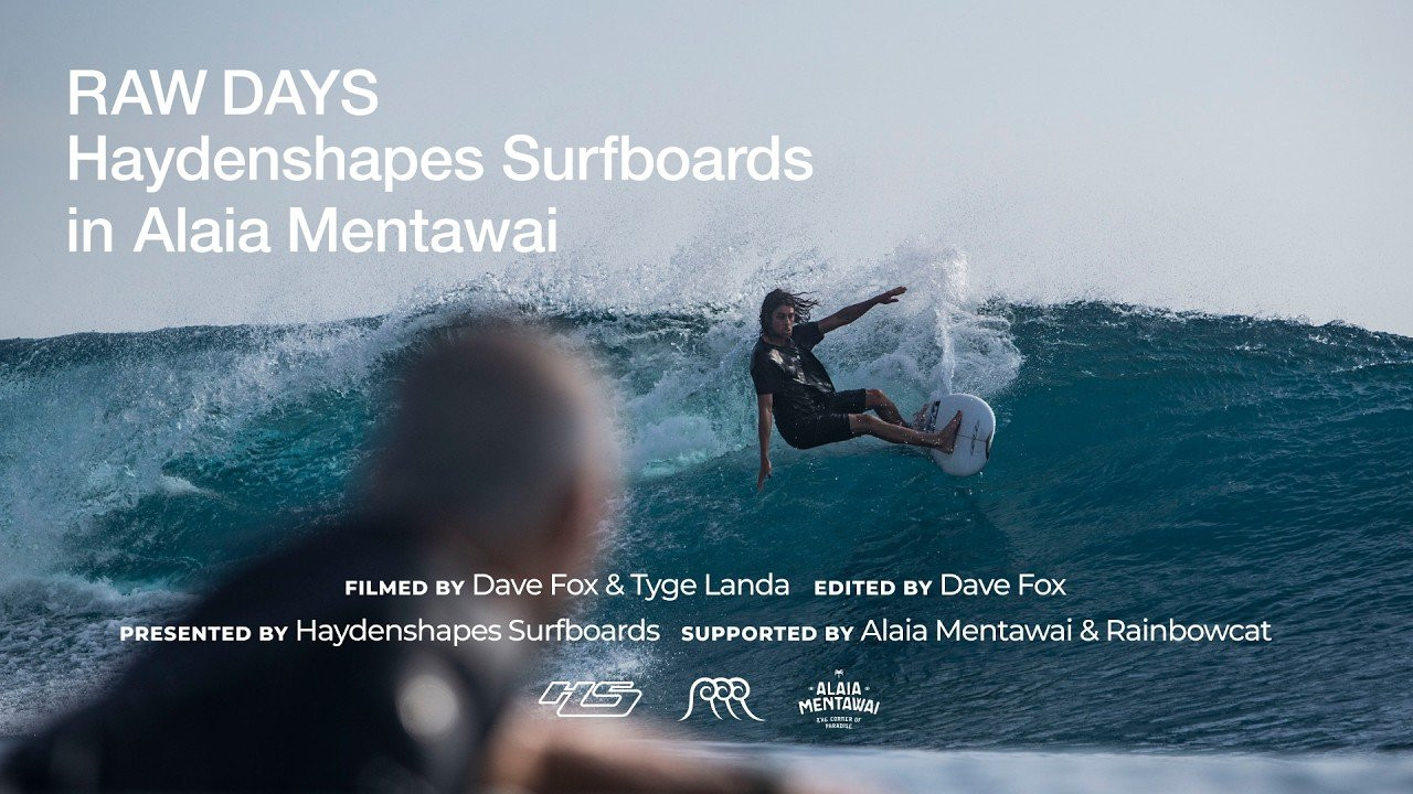 Documenting the Haydenshapes team’s journey to the Mentawais, we were fortunate to witness it firsthand—dreamy waves ridden by incredible surfers, each showcasing their unique style and the freedom of surfing.<br /><br />This edit is part of the collaboration between Haydenshapes Surfboards and NobodySurf, which was made possible with the support of Alaia Mentawai and Rainbowcat. Sit back and enjoy your mind trip to the idyllic Mentawai waves.<br /><br />Find more about Haydenshapes Surfboards x NobodySurf Collab: https://nobody.surf/This-Is-Haydenshapes-Surfboards <br /><br /><br />- Presented by<br />Haydenshapes Surfboards (https://www.instagram.com/haydenshapes/)<br /><br />- Surfers<br />Craig Anderson (https://www.instagram.com/craig__anderson/)<br />Riku Matsumoto (https://www.instagram.com/matsu_riku119/)<br />Dion Agius (https://www.instagram.com/dionagius/)<br />Jake Kelley (https://www.instagram.com/jake_kelley/)<br />Micky Clarke (https://www.instagram.com/mitchard__/)<br />Frankie Harrer (https://www.instagram.com/frankieharrer/)<br />Cliff Kapono (https://www.instagram.com/cliff_kapono/)<br />Holly Wawn (https://www.instagram.com/hollywawn/)<br />Hayden Cox (https://www.instagram.com/haydenshapes/)<br /><br />- Filmed by<br />Dave Fox (https://www.instagram.com/fox_in_soks)<br />Tyge Landa (https://www.instagram.com/tygelanda)<br /><br />- Edited by<br />Dave Fox (https://www.instagram.com/fox_in_soks)<br /><br />- Drone footage by<br />Christie Carter (https://www.instagram.com/christienotgirl/)<br /><br />- Additional footage by<br />Alice Trend (https://www.instagram.com/alice_mentawai)<br />WavePark Resort (https://www.instagram.com/waveparkmentawai)<br />Hayden Cox (https://www.instagram.com/haydenshapes/)<br />Gareth Higgins<br /><br />- Photography by<br />John Respondek (https://www.instagram.com/johnrespondek/)<br /><br />- Supported by<br />Alaia Mentawai (https://www.instagram.com/alaiamentawai/)<br />Rainbowcat (https://www.instagram.com/rainbowcat_inc/)<br /><br />- Location<br />Mentawai, Indonesia<br /><br />- Shooting date<br />July 2024<br /><br /><br />🔗Follow us on<br />Website: https://nobodysurf.com<br />App: https://nobody.surf/Download<br />Instagram: https://www.instagram.com/nobody_surf/<br /><br />#surfing #nobodysurf #HaydenshapesSurfboards<br /><br />******<br />Copyrights of this video belong to Haydenshapes Surfboards / NobodySurf / reblue Inc.<br />For inquiries, please get in touch with info@nobodysurf.com.<br /><br />© 2015 - 2024 NobodySurf / reblue Inc. All Rights Reserved.