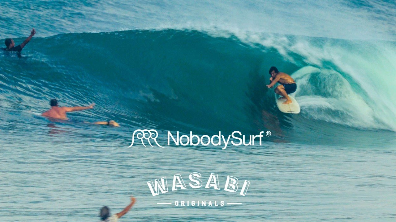 Wasabi x NobodySurf surfboard cover is back with new color, Yellow. Navy is also back in stock in all sizes. Crafted in Canggu, Bali, Indonesia.<br /><br />Made possible in collaboration with Wasabi and their craftsmanship, who has been producing a variety of handmade products with handicraft artisans in Bali since 2008.<br /><br />Cover in seconds, packable in a handy size. Comes in 3 sizes:<br /><br />- Short (5'0 - 6'6)<br />- Mid-Length (6'6 - 8'6)<br />- Long (8'6 - 10'4)<br /><br />Find more on NobodySurf Shop: https://shop.nobodysurf.com/blogs/product-feature/indonesian-batik-surfboard-cover-wasabi-x-nobodysurf<br /><br /><br />- Surfer -<br />Jared Mell (https://www.instagram.com/bangbangboogie/)<br /><br />- Film by -<br />Jimmy Jazz James (https://www.instagram.com/jimmyjazzjames/)<br /><br />- Location -<br />Canggu, Bali, Indonesia<br /><br /><br />About Wasabi<br />Wasabi is a surf equipment brand based in Bali, Indonesia. They have been producing handmade products in collaboration with artisans with a passion for the culture of handicrafts in Bali.<br /><br />🔗Follow Wasabi on <br />Instagram: https://www.instagram.com/deformasi.wasabi.canggu/<br />Website: https://deformasi.shop<br /><br />🔗Follow NobodySurf on<br />Website: https://nobodysurf.com<br />Shop: https://shop.nobodysurf.com<br />App: https://nobody.surf/Download<br />Instagram: https://www.instagram.com/nobody_surf/<br /><br />#NobodySurf #surfing<br />*****<br />NobodySurf / reblue Inc. has official rights to distribute this video on YouTube.<br />For inquiries, please get in touch with info@nobodysurf.com.<br /><br />© 2015 - 2024 NobodySurf / reblue Inc. All Rights Reserved.