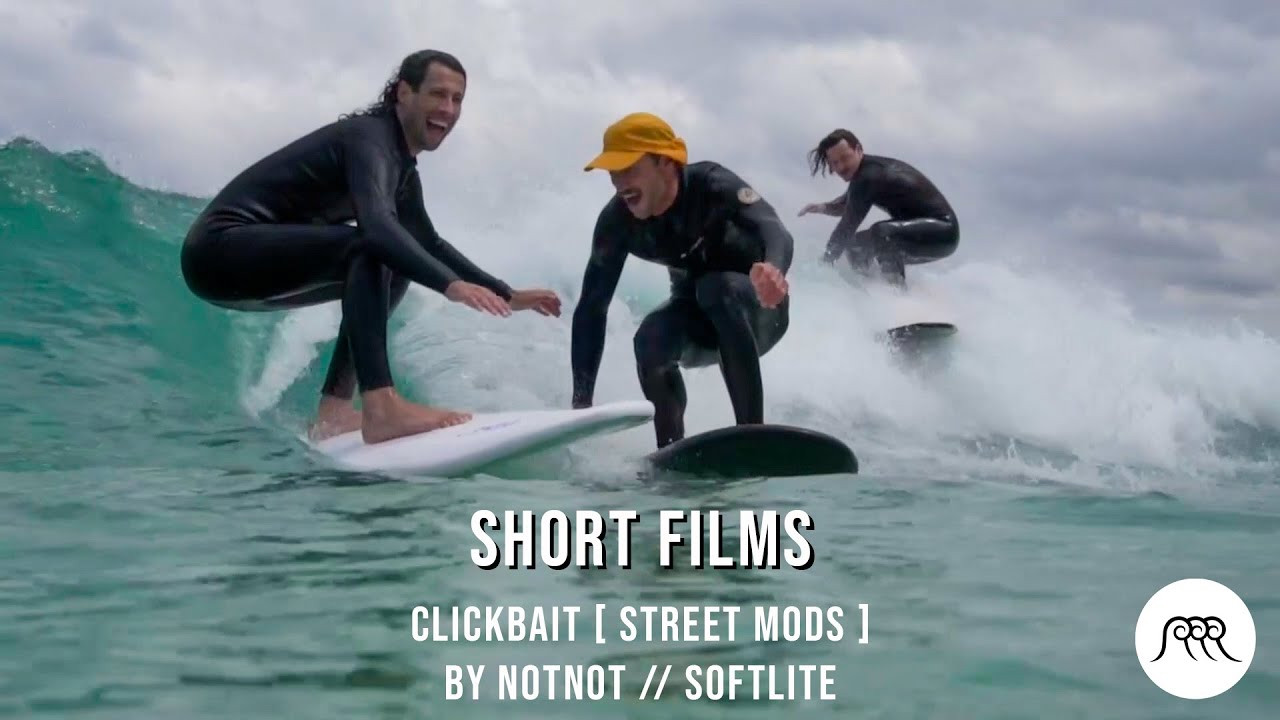 Whilst Notnotcamscott doesn’t love being the focus of digital content, he does love free surfboards . . . So when Softlite asked him to help design a new sled, the finless frother/artist dished up some extra ironic epicness.<br /><br />Artist Statement<br /><br />When digital popularity is prioritized over the quality of online content, clickbait is what we receive. Initially only a concern in relation to journalism and its fourth estate role, this phenomenon is developing into more of a mentality than a mere online annoyance. Clicks, likes, views, and comments have become such a measure of success that the inherent value of content is becoming less important than its digital sprawl.<br /><br />Yet this perceptual shift is even more interesting when we consider its effects IRL. Clickbait's influence on our reality can be witnessed in the everyday dilemma of whether to simply experience something in real life or digitally document it for online adoration. If the number of phones held high at every event is a gauge to go by, the latter is now becoming almost instinctual.<br /><br />Today, the power to publish is in everyone's hands. We don't just bite but continually bait each other. Forever fishing for clicks in an endless online ocean. There's nothing wrong with casting a line but maybe this work will make you ask why.<br /><br /><br />- Location -<br />East Coast, Australia<br /><br />- Surfer -<br />Cam Scott (@notnotcamscott)<br /><br />- Surfboards -<br />"CLICKBAIT [ STREET MODS ]" by Softlite Soft Surfboards<br />🛒Find more about the Surfboards: https://www.softlite.com.au/products/softlite-clickbait-streetmods<br /><br />- Filmed by -<br />Hannah Anderson (@hannahandersonmedia)<br />Jackson Johnstone (@getthedogg)<br />Surferly (@surferly.official)<br /><br />- Edited by -<br />Softlite Soft Surfboards (@softlitesurf)<br /><br />- Music -<br />"It Goes On And On (Bass Line)" by SKATEBÅRD<br />"The Library (Original Mix)" by J Diesel<br /><br />- Year -<br />2021<br /><br /><br />Watch more surf videos featuring:<br />🏄‍♂️ Cam Scott: https://nobodysurf.com/tag/Cam%20Scott/<br />Softlite Soft Surfboards: https://nobodysurf.com/tag/Softlite%20Soft%20Surfboards/<br /><br /><br />🔗Follow us on<br />Website: https://nobodysurf.com<br />App: https://nobody.surf/Download<br />Instagram: https://www.instagram.com/nobody_surf/<br /><br />#surfing #surf #nobodysurf <br /><br />*****<br />NobodySurf / reblue Inc. has official rights to distribute this video on YouTube.<br />For inquiries, please get in touch with info@nobodysurf.com.<br /><br />© 2015 - 2022 NobodySurf / reblue Inc. All Rights Reserved.