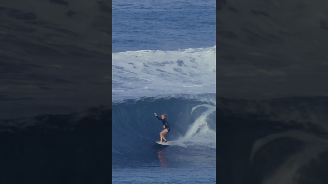 Caity Simmers surfed the wave of her life on this trip, and this isn’t even it. Maps To Nowhere, Episode 3 is live. Link in bio.