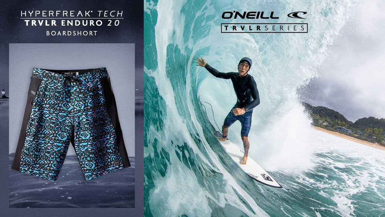 The all-new Hyperfreak Tech TRVLR Enduro 21 is proven to withstand the toughest conditions. The latest in O'Neill Boardshort innovation features Cordura® fabrication that allows comfort and durability to be blended with 4-way Hyperfreak stretch providing the perfect fit and flexibility necessary to take surfing farther and longer.<br /><br />SHOP NOW: https://us.oneill.com/collections/mens-performance-boardshorts/products/sp4106000-ebl-hyperfreak-tech-trvlr-enduro-k<br /><br />Explore our new collection here: http://bit.ly/oneill-new-arrivals<br />Subscribe to our channel here: http://bit.ly/oneill_youtube<br />Sign up for the latest gear & happenings here: http://bit.ly/oneill-sign-up<br /><br />#firstnameinthewater #designedforthedestination