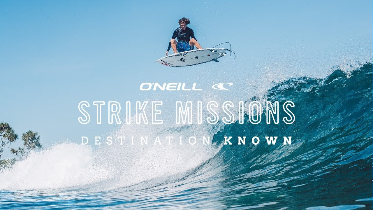 In this episode of O'Neill Strike Missions: Destination Known, Team O'Neill travels across the map to a little place formally known in the surfing world as, Indonesia. <br /><br />O’Neill Strike Missions is a film series documenting Team O'Neill’s surf adventures across the globe. It’s all about tracking swell and striking when the time is right, hoping the gamble pays off and the risk is worth the reward. This episode's power team consisted of Soli Bailey, Eli Beukes, Johanne Defay, Gui Ribeiro, Caity Simmers, Jordy Smith, Winter Vincent, and Noah Wegrich. <br /><br />It's no secret that Indonesia is home to some of the world's most popular waves. But what lies beyond the lineup? Beautiful forestry, wildlife, and plenty of opportunities to disconnect from the outside world and truly enjoy a surf trip with your mates. This is Strike Missions: Destination Known. We hope you enjoy. <br /><br />Shot by Jacob Vanderwork, Nick Christy, Nate Lawrence<br />Edited by Jacob Vanderwork <br />Photography by Grant Ellis, Nate Lawrence <br /><br />Explore our new collection here: http://bit.ly/oneill-new-arrivals<br />Subscribe to our channel here: http://bit.ly/oneill_youtube<br />Sign up for the latest gear & happenings here: http://bit.ly/oneill-sign-up