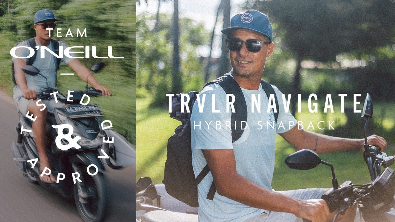 Perfect for your next warm water and blue skies surf trip. The TRVLR Navigate Hybrid Snapback is an all-around powerhouse of a hat. Designed for ultimate sun protection and breathability and fully adjustable to fit any sized cranium. <br /><br />SHOP NOW: https://us.oneill.com/products/sp4196002-ind-trvlr-navigate-hybrid-snapback?_pos=1&_sid=f97848393&_ss=r<br /><br />#firstnameinthewater #designedforthedestination