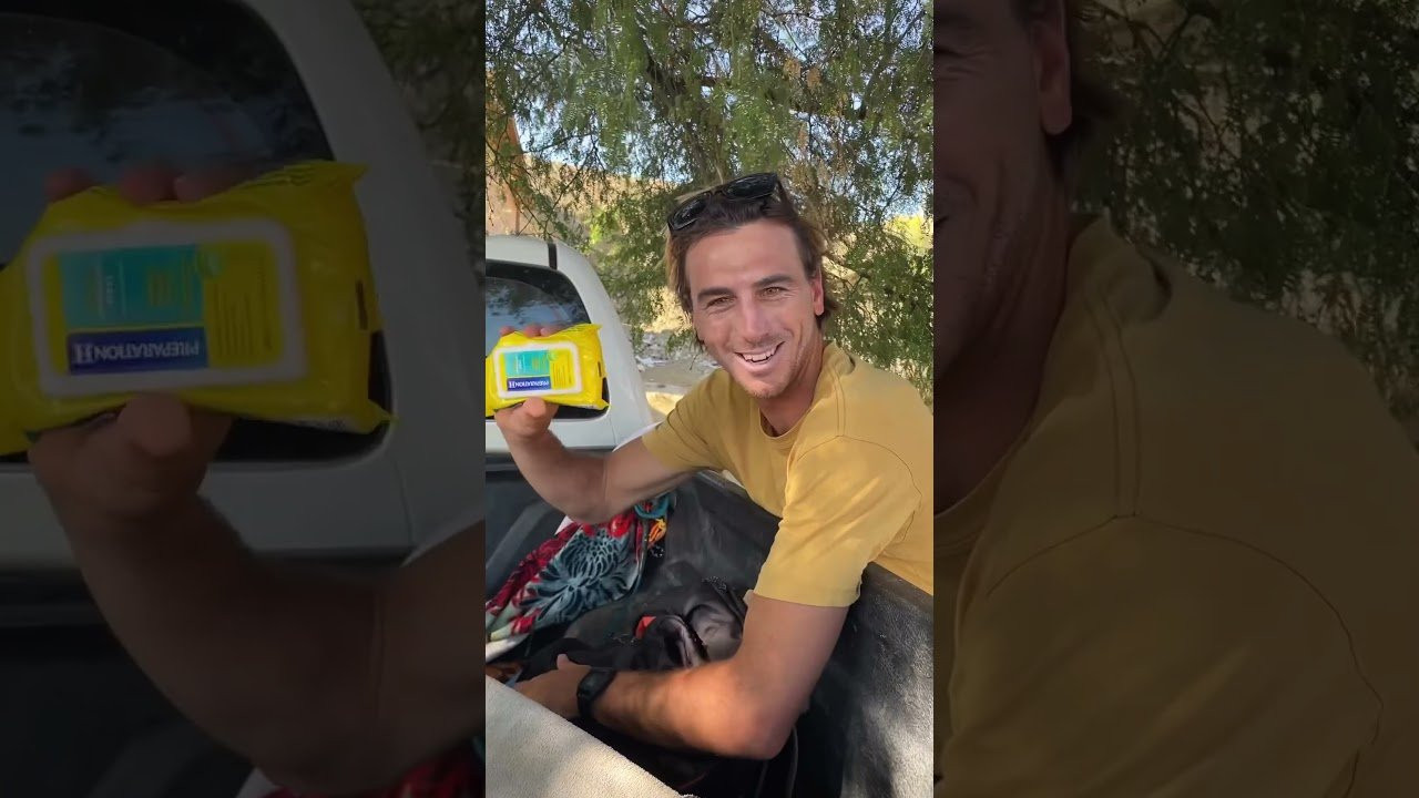 Surf trip tips with Ian Crane. Take notes.<br /><br />#FirstNameInTheWater