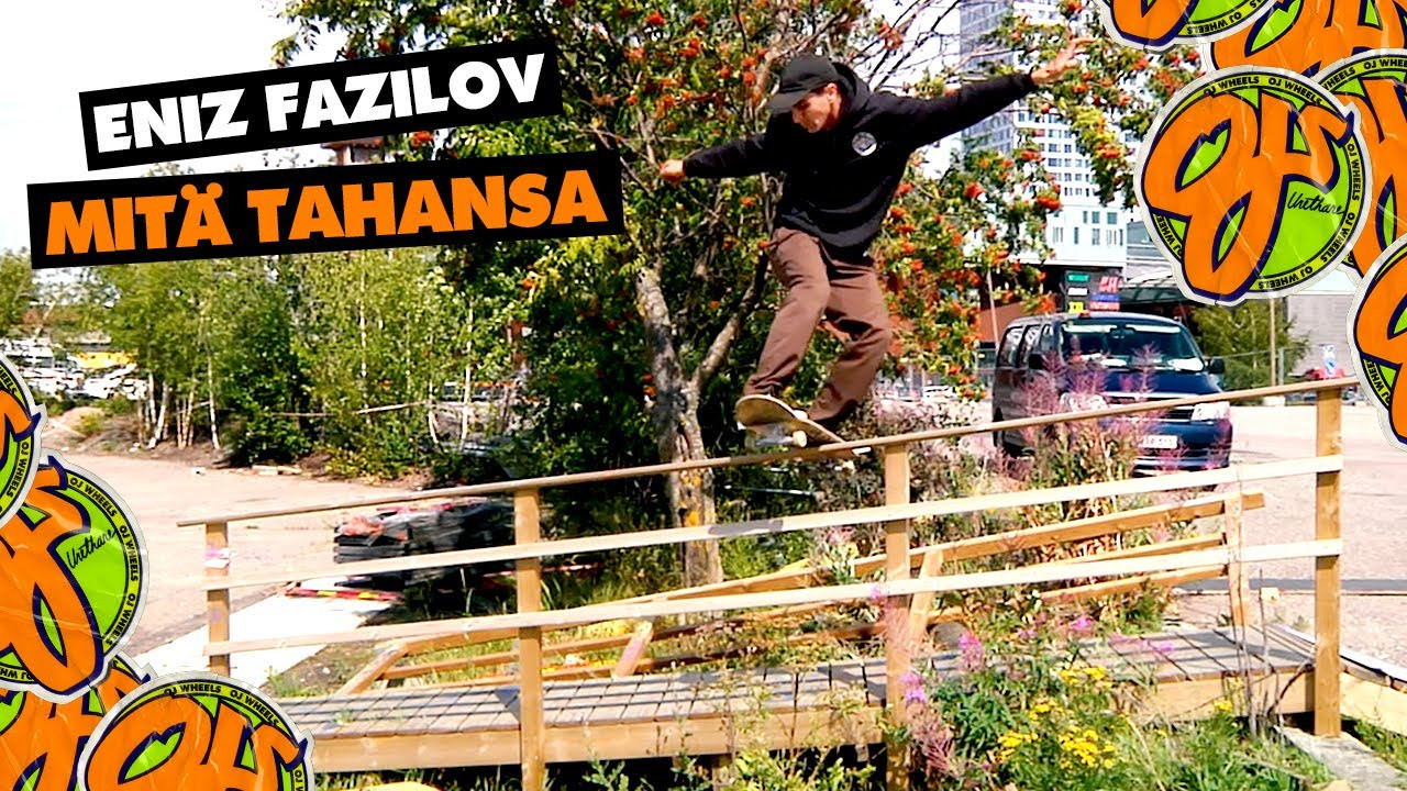 Checking in with Finland's finest, Eniz Favlioz. Eniz holds it down offering up crusty Helsinki hammers and ripping throughout Europe. <br /><br />Edited by: Chris Varcadipane<br /><br />Web: https://ojwheels.com/<br />Instagram: https://www.instagram.com/ojwheels/<br />Facebook: https://www.facebook.com/OjWheels<br />YouTube: <br /><br /> / ojwheels <br />TikTok: https://www.tiktok.com/@ojwheels<br /><br />Our Emails Don't Suck, Sign up Below:<br />https://bit.ly/SubAndFindOut