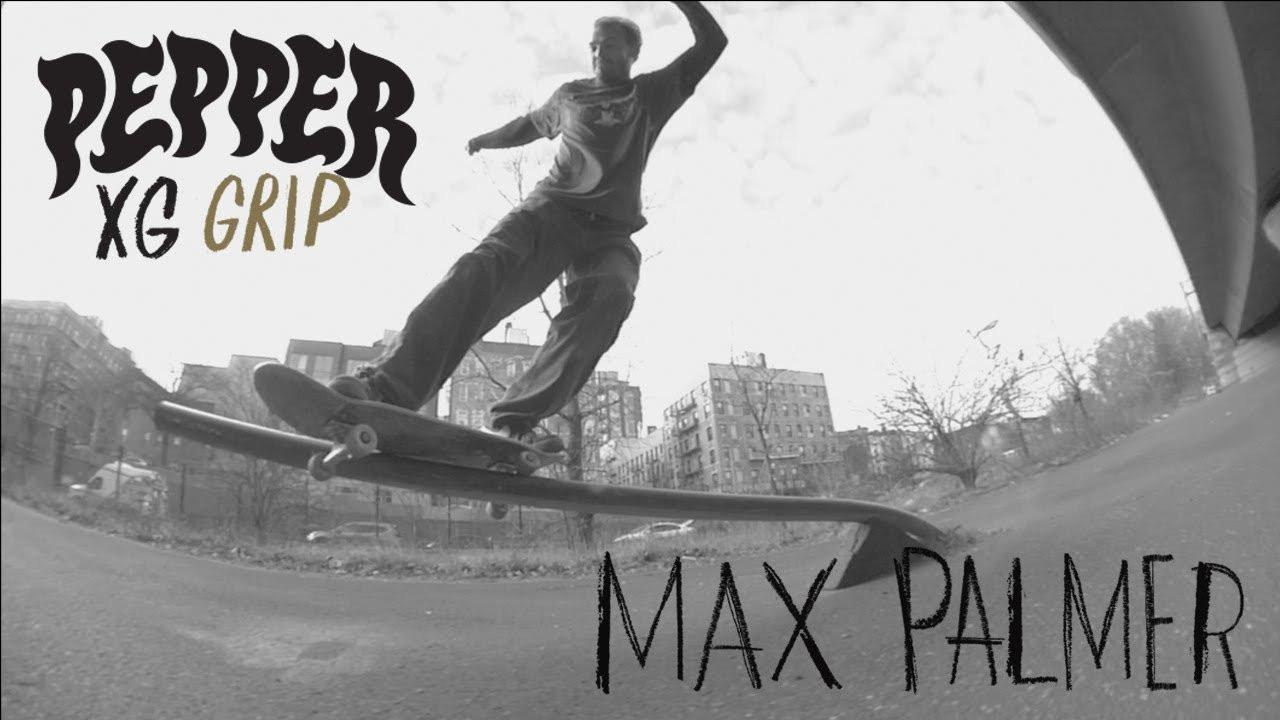 Max Palmer cruising around BK on our new "XG" grip.<br />Extra grippy, long lasting, "XG' formula is what you need for dusty spots and harsh weather.<br />Available at you local shop or <br />mesaskatesupply.com