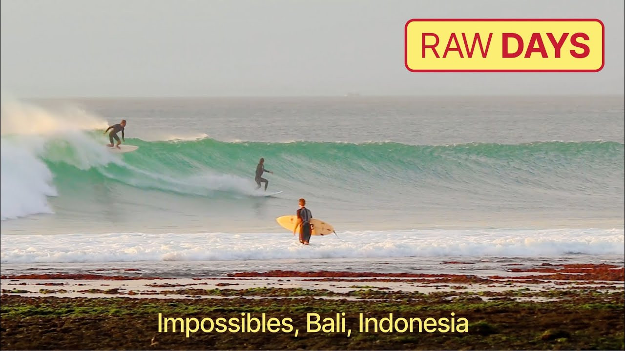 Mind surf trip to Impossibles, Bali in September. "RAW DAYS" is a NobodySurf Original video series featuring a day in the world's best surf spots, raw and unedited.<br /><br />✔️ "RAW DAYS" series: https://www.youtube.com/watch?v=uJaNnyHP4xY&list=PLNjJj8ODe3UU4PVXstwhX2yp99kU_yaOg<br /><br /><br />- Location -<br />Impossibles, Bali, Indonesia<br /><br />- Shooting month -<br />September<br /><br />- Footage by -<br /> Always Left (@always_left_indo)<br />@global_zoo <br /> <br /> - Surfer -<br /> Cesar Siles<br /> James Colston<br /> and more<br /><br /><br /><br />Watch more surf videos featuring:<br />🇮🇩 Sumbawa: https://nobodysurf.com/tag/Sumbawa/<br /><br /><br />🔗Follow us on<br />Website: https://nobodysurf.com<br />App: https://nobody.surf/Download<br />Instagram: https://www.instagram.com/nobody_surf/<br /><br />#surfing #NobodySurf #Bali #rawdays<br /><br />******<br />Copyrights of this video belong to NobodySurf / reblue Inc.<br />For inquiries, please get in touch with info@nobodysurf.com.<br /><br />© 2015 - 2022 NobodySurf / reblue Inc. All Rights Reserved.