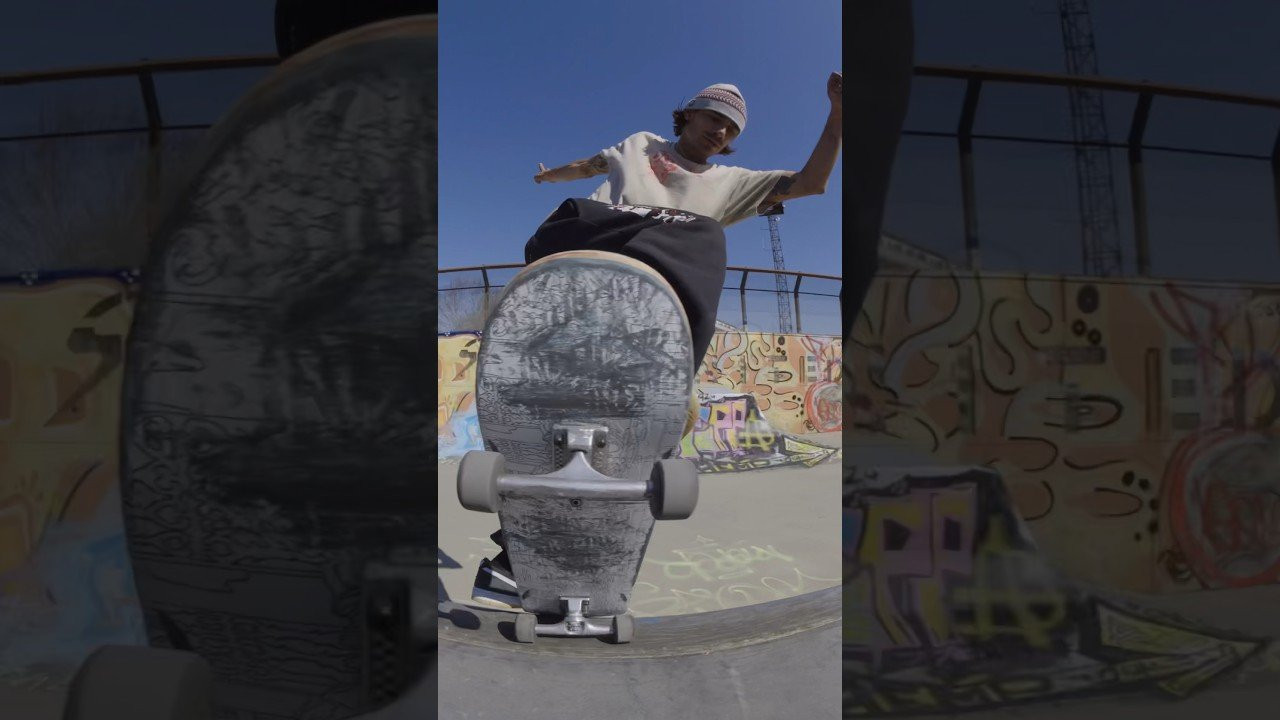 Didrik Galasso aka Deedz at his favorite quarterpipe/ china bank. So fun to watch. Filmey by Pekka.