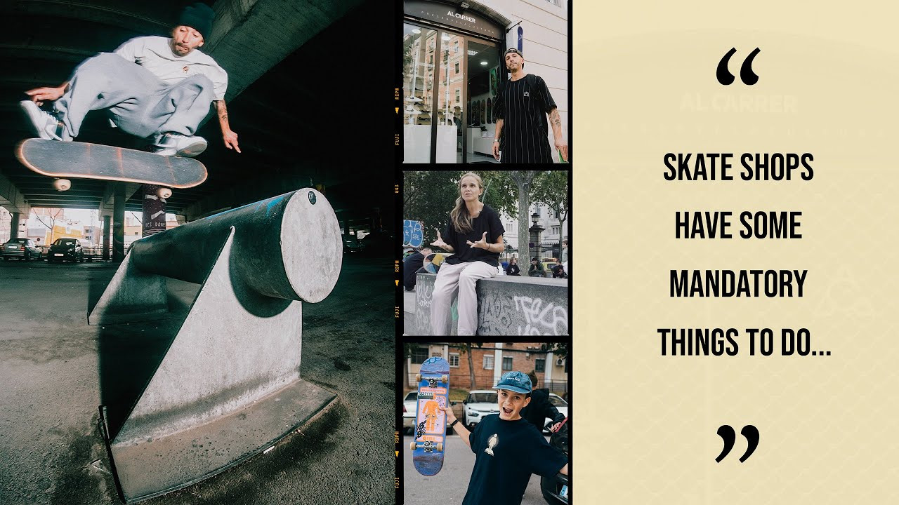 In the heart of Skateboarding's mecca, Barcelona, you can find Al Carrer Skate Shop. We met up with Leandro and his family to talk about how Al Carrer came about, first as a association and then eventually as a skate shop and to capture some of the amazing things they do for skateboarding. Support good people, support your local skate shop! <br />Our documentary ends with Leandro and Henry's part in Bruno Rocha's "Labirinto". Thank you Bruno! You can find other parts of the full length on YouTube. <br />Enjoy. <br /><br />Filmed & Edited by Bennet Rahm<br />Switch Flip Photo by Bruno Rocha<br /><br />0:00 How Al Carrer Started<br />2:42 How Born Plaza Came About<br />4:58 Parallel: Bringing Back the OG Manny Pad<br />6:54 Leandro & Henry Fischer's "Labirinto" Part<br /><br />Get our books & apparel collection here: https://pocketskatemag.com/shop/<br /><br />Feel free to subscribe to our channel and follow us on Instagram:<br />http://www.instagram.com/pocketskatemag <br /><br />Our Website:<br />http://www.pocketskatemag.com
