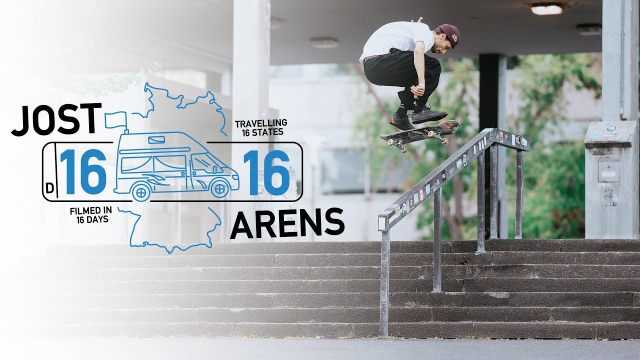 Jost Arens made it his mission to travel all of Germany's 16 states in only 16 days and film at least one trick each day in each state. We think it could not have gone any better. On top he met so many good friends and made new ones. Super stoked for Jost and Ludi, who put a lot of heart and work into this project. <br />Enjoy and read his interview on our site.<br /><br />Filmed & Edited by Dennis Ludwig<br />Additional Filming by Bennet Rahm<br />Photo by Johannes Schön<br /><br />Get our books & apparel collection here: https://pocketskatemag.com/shop/<br /><br />Feel free to subscribe to our channel and follow us on Instagram:<br />http://www.instagram.com/pocketskatemag <br /><br />Our Website:<br />http://www.pocketskatemag.com