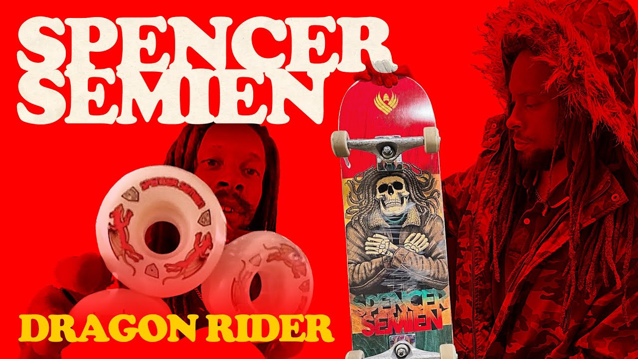Spencer Semien has a new Pro Deck Graphic and Pro Wheels available. Shipping to skate shops everywhere.<br />FLIGHT: 8.25" x 31.95"<br />Wheels: 52mm x 30mm Dragon Formula 'Nano Rats'<br /><br />“This is a very special video part to me. Over the course of filming this part, I’ve been dealing with some health issues that remain undiagnosed. I felt horrible while trying the majority of these tricks. Despite the uncertainty and frustration, skateboarding kept me going. Things are improving slowly but I’m still on the road to recovery. Big thanks to anyone who has been there for me this year.”<br />- @mrxnigeria8831 <br /><br />Filmed by Grant Thomas, Michael Bell, Kevin Hairston, Vincent Soto, Danny Nguyen, Angel Hernandez, and Stephan Estrada.<br /><br />Music: "Having Feelings = Killed" and "Hear the Story" by Natia the God