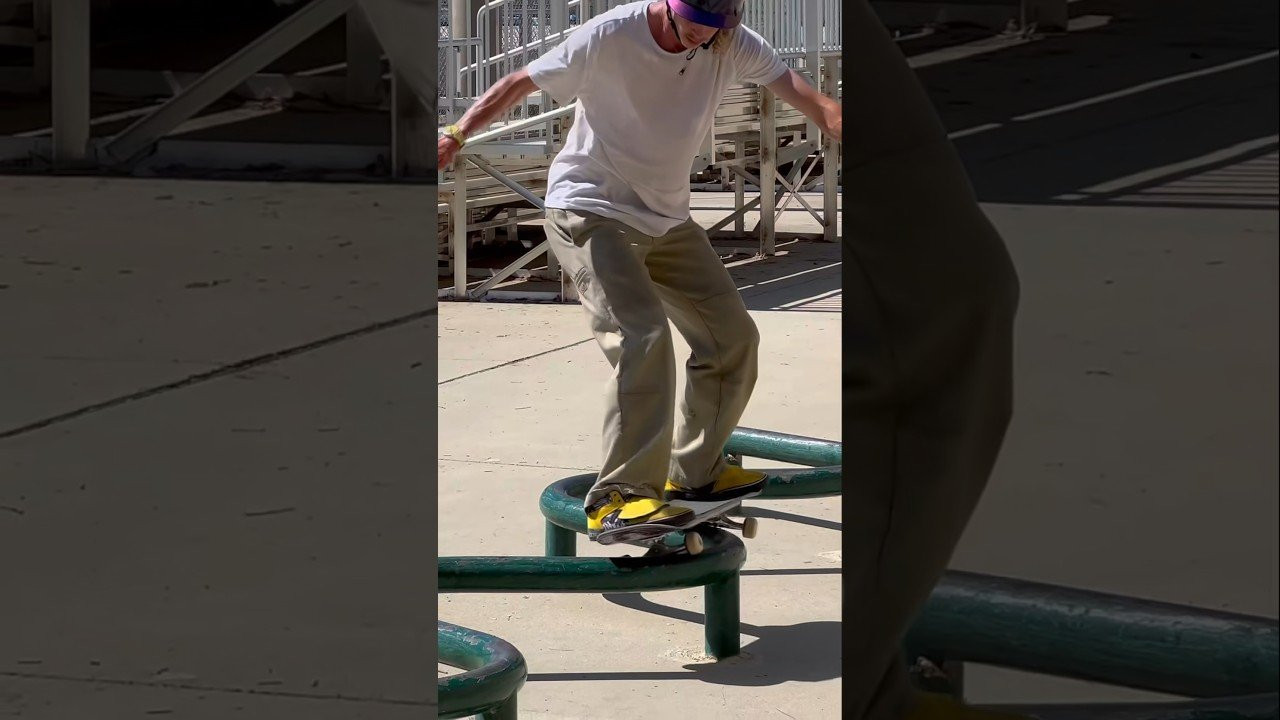 Andy's 5050 to 360 out. Seen in 'Crazy Wisdom.'<br />Filmed by @NkaVidsSkateboarding