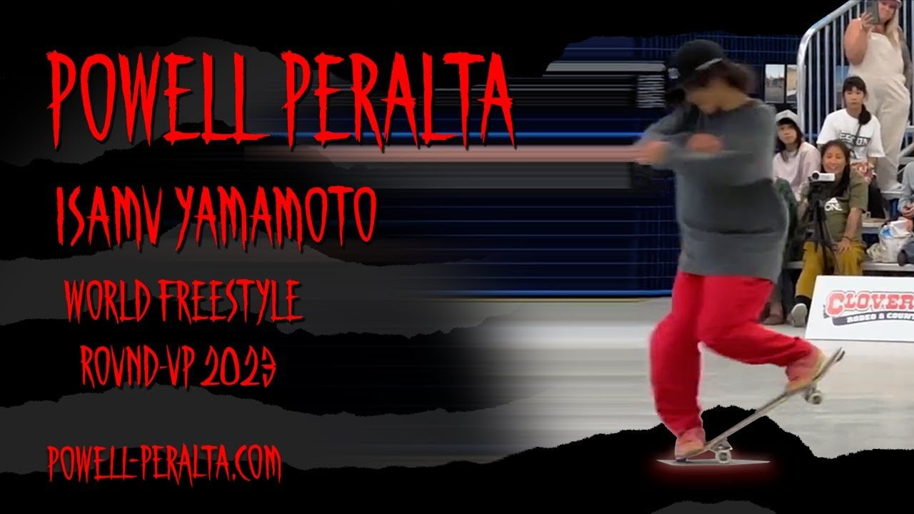 Congratulations to Isamu Yamamoto, 1st Place at the @theworldfreestyleround-up8032 2023!<br />Filmed by @NkaVidsSkateboarding<br /><br />Watch more Isamu here<br />https://powell-peralta.com/team/isamu-yamamoto/
