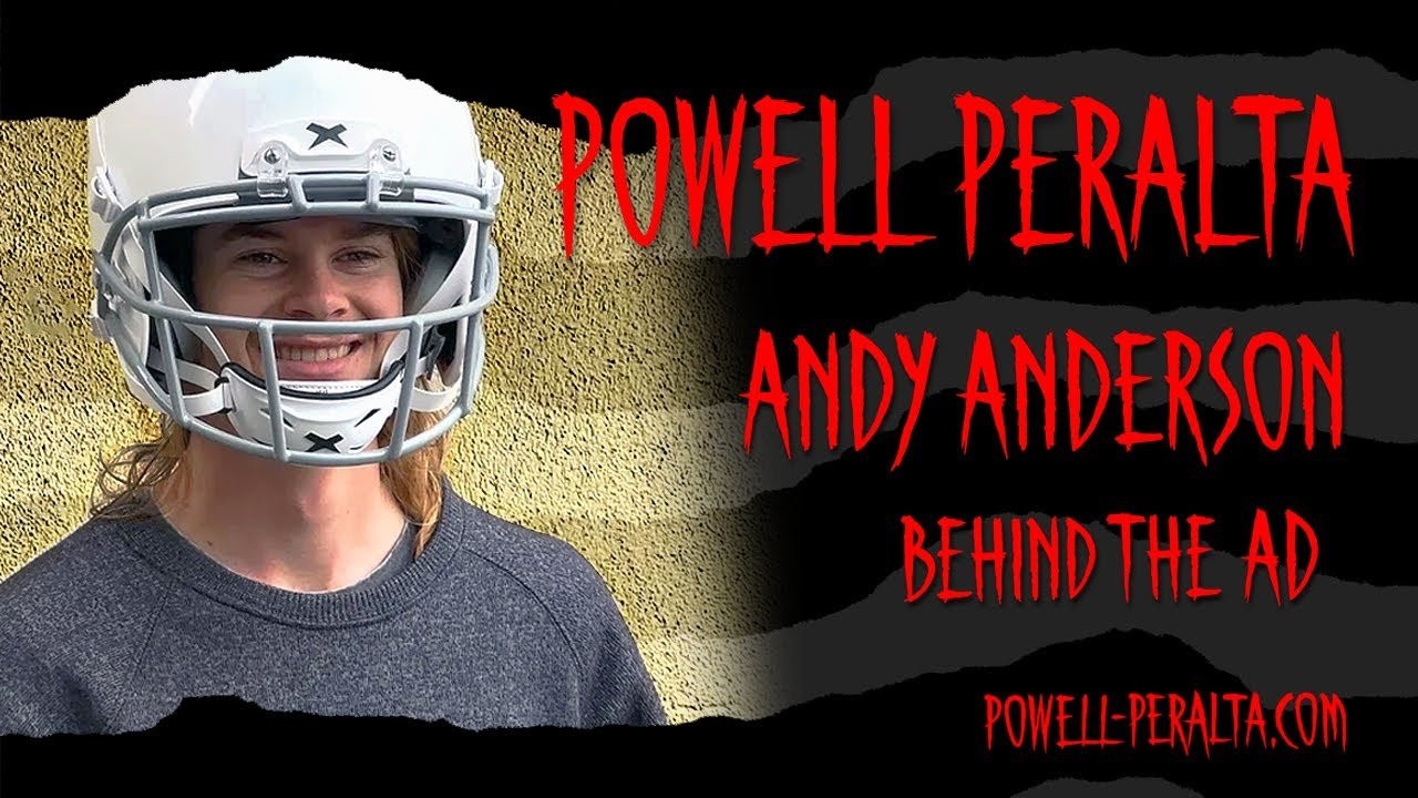 Behind the scenes look at our AD with @authenticandyanderson wearing a Football Helmet. Filmed by @NkaVidsSkateboarding.