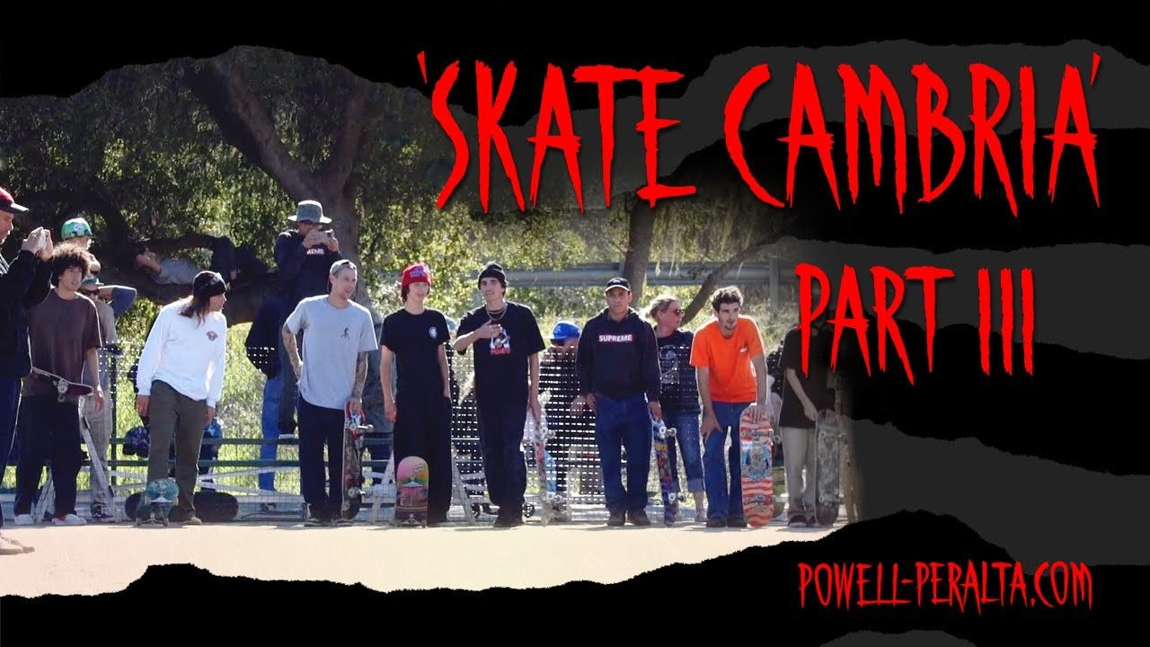 #PowellPeralta packed into the van for an event with http://www.skatecambria.com/. They were blasting music at the event so we decided to go with a couple of tracks from Bones Brigade Video Tunes.<br />Cambria's 'Skate Day' with @authenticandyanderson, @KelvinHoefler10, @DanCorrigan, @RayCorey1, Craig Edwards, Cody Heil, Tyrone Henderson, Joao Lucas, Lucas Alves, Matthew Wilcox, and Phil Dulude.<br />Filmed by Deville, Vic, and Micaiah<br />https://powell-peralta.com/