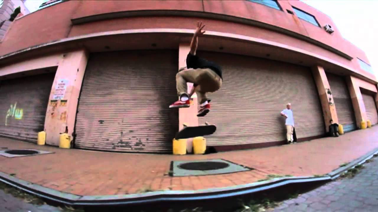 Just hold on, we're skating home: http://quartersnacks.com