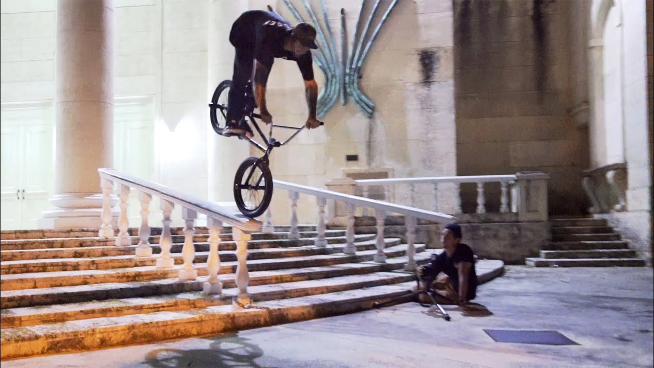 Miami. What a crazy place. The entire Odyssey team spent a week in this outrageous palm tree and concrete jungle, and every day was a struggle. Tom Dugan, who's back was already tweaked prior to the trip, had his bike stolen the first day. Jacob Cable fell deathly ill and was bedridden for most of the trip. Our Airbnb host tried to steal our bike rack, and our jet ski tour guide lost his shit when we were, according to him, being too reckless on the jet skis (he worries too much and also needs to chill). And we got kicked out of a lot of spots. And not just kicked out, but brutally screamed at and degraded, or even physically attacked. But the Odyssey team will not be stopped. These guys rode as hard as they could every day, banded together against those trying to prevent us from doing our thing, and filmed a damn fine video, even in the face of so much adversity. Enjoy!<br /><br />Featuring Aaron Ross, Brandon Webster, Broc Raiford, Gary Young, Justin Spriet, Jacob Cable, Matt Nordstrom, and Travis Hughes.<br /><br /><br /><br /><br /><br />---<br />http://www.odysseybmx.com<br />http://store.odysseybmx.com<br />---<br />http://facebook.com/odsybmx<br />http://twitter.com/odysseybmx<br />http://instagram.com/odysseybmx<br />http://odysseybmx.tumblr.com