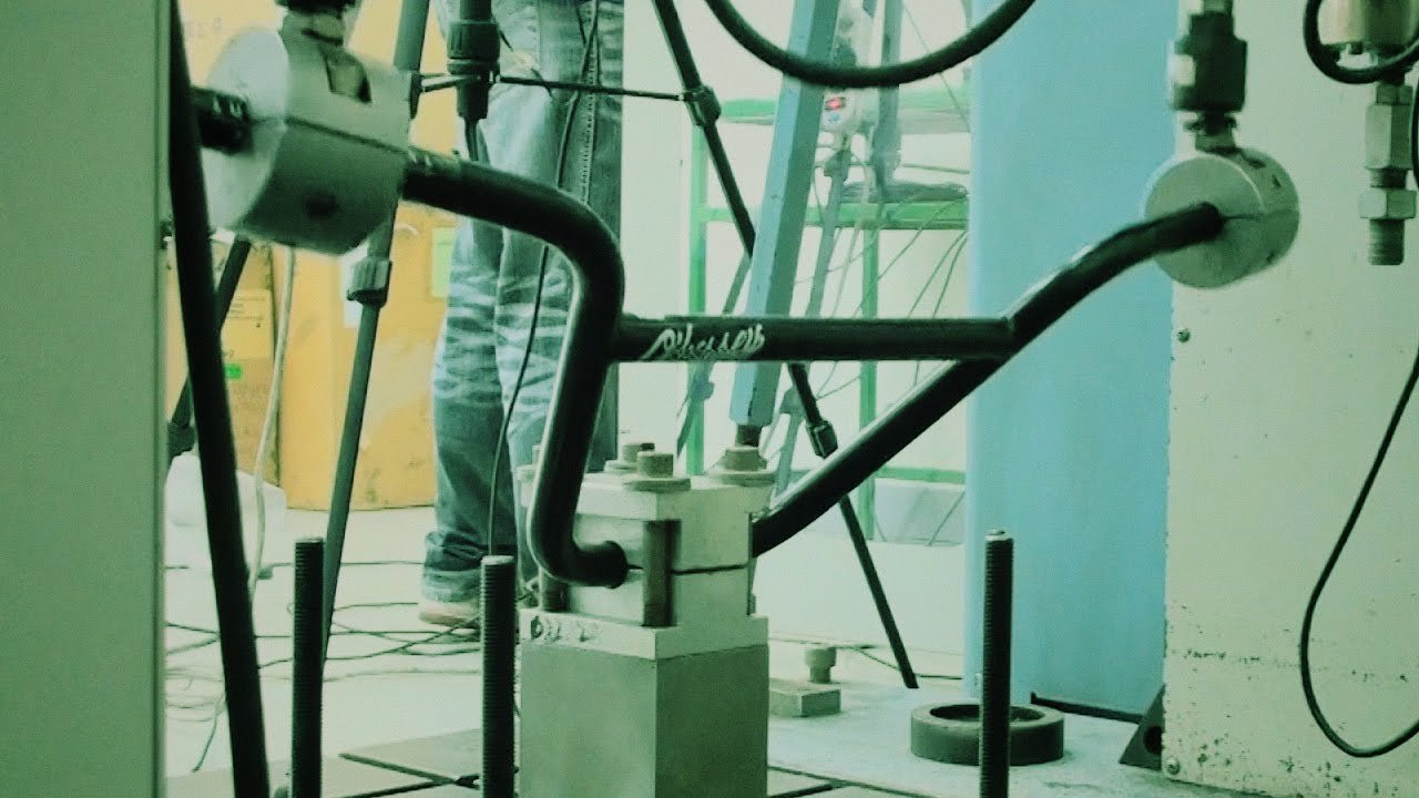 As part of our mission to make the best BMX parts possible, we continue to refine the 41-Thermal® process at all stages of manufacturing. Each step in the process is held under strict scrutiny, and we continue to examine the strength and durability of all our parts.<br /> <br />In our previous Stampy tests, we have blown away the industry standard "EN tests" for forks and cranks, and now it’s time to take a look at handlebars. In our latest test, we have taken bars with very similar height, width, and sweep dimensions, and tried to replicate a lifetime of nose-diving into the ground and pulling up on the bars for a sprint to gain speed in a confined space. <br /> <br />The Stampy handlebar rig drives down on the grip sections right where your hands would be with 1000N (that is about 225 pounds of force) per side, and then pulls back up with another 1000N (225lb). It drives down at a 45 degree angle, just like you would in real life. However, unlike a real rider, the Stampy rig can do this 18,000 times per hour, for as long as it takes to break the handlebar. To get an idea of what that's like, you can fill a backpack with bricks until you weigh 225 pounds and then attempt to do 30,000 one-arm push-ups, and 30,000 one-arm pull-ups.<br /> <br />As expected, when we tested our bars against our competitor’s bars that had similar geometry, we outperformed them once again. Our worst bar was 33% better than the best of the rest, and our best bar was over 400% more durable than the worst. So remember, when you are buying bars, although they may look very similar, they are not all “the same”.<br /> <br />When you see how hard we push to make the best parts; to make them better and better every chance we get, it is easy to understand why our legendary lifetime warranty against bending and breaking is still around 17 years after we first introduced it. And when you see the contrast between our bars and our competitors, you can also quickly see why most of their warranties have long since been quietly canceled or modified with complicated terms and conditions that usually limit the warranty to manufacturing defects alone.<br /><br /><br /><br /><br /><br /><br />---<br />http://www.odysseybmx.com<br />htttp://store.odysseybmx.com<br />---<br />http://facebook.com/odsybmx<br />http://twitter.com/odysseybmx<br />http://instagram.com/odysseybmx<br />http://odysseybmx.tumblr.com