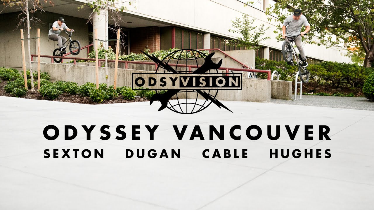Hit play to join Sean Sexton, Tom Dugan, Jacob Cable, and Travis Hughes on a journey up north to our friends in Vancouver. Special thanks to 3RIDE and RYDER DISTRIBUTION.<br /><br />Video by Walter Pieringer.<br /><br /><br /><br /><br /><br />---<br />http://odysseybmx.com<br />htttp://store.odysseybmx.com<br />---<br />http://odsyvision.com<br />http://facebook.com/odsybmx<br />http://twitter.com/odysseybmx<br />http://instagram.com/odysseybmx<br />http://vimeo.com/odysseybmx<br />http://flickr.com/photos/odysseybmx<br />http://odysseybmx.tumblr.com