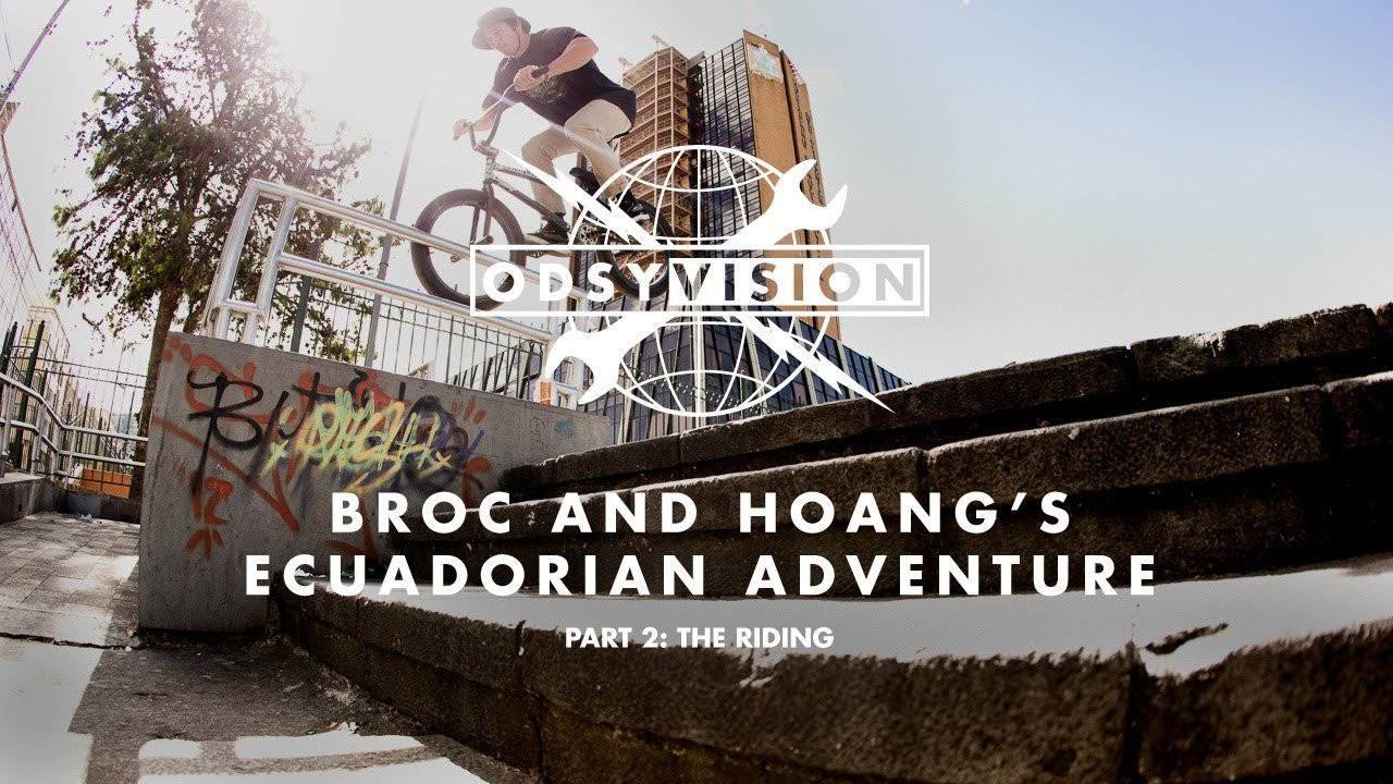 After hanging out at a contest deep in the jungles of Ecuador, Broc Raiford and Hoang Tran headed to Quito, a massive city almost 10,000 feet above sea level. Check out part two of this two-part series that focuses on the street riding they did while in Quito.<br /><br /><br /><br /><br /><br />---<br />http://odysseybmx.com<br />htttp://store.odysseybmx.com<br />---<br />http://odsyvision.com<br />http://facebook.com/odsybmx<br />http://twitter.com/odysseybmx<br />http://instagram.com/odysseybmx<br />http://vimeo.com/odysseybmx<br />http://flickr.com/photos/odysseybmx<br />http://odysseybmx.tumblr.com