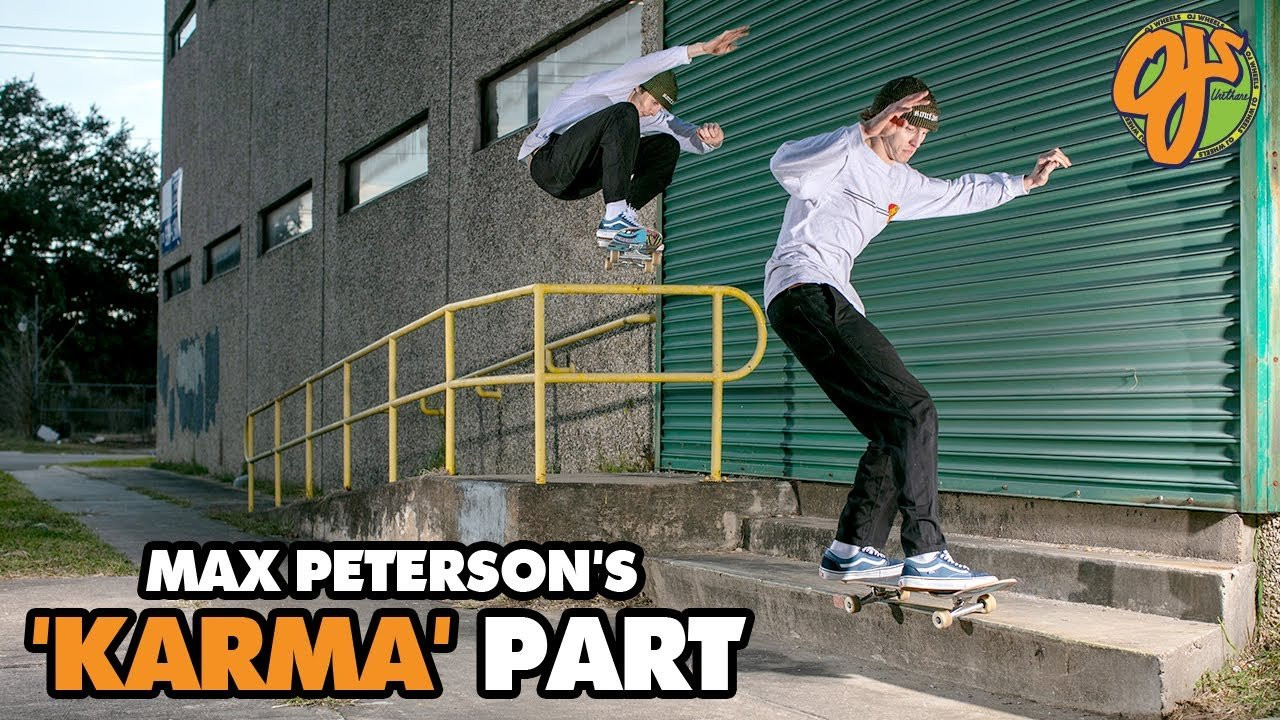 Texas based ripper, Max Peterson delivers the heavy hits at spot after spot in his NEW 'Karma' part. Shout out Southside and Houston!<br /><br />Filmed By:<br />Drew Piekaliewicz<br />John Danielson<br />The Protractor<br />David Langston<br />Sean Balusek<br />Big O<br /><br />Edited By: Chris Varcadipane<br /><br />Thumbnail Photo:<br />Sean Balusek<br /><br />Catch More Hype from the OJ Crew...<br /><br />Web: https://ojwheels.com/<br />Instagram: https://www.instagram.com/ojwheels/<br />Facebook: https://www.facebook.com/OjWheels<br />YouTube: <br /><br /> / ojwheels <br />TikTok: https://www.tiktok.com/@ojwheels<br /><br />Our Emails Don't Suck, Sign up Below:<br />https://bit.ly/SubAndFindOut
