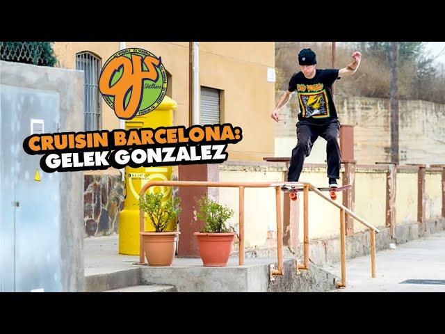 CRUISIN with Gelek Gonzalez, Bomb hills into the insane terrain of Barcelona with Gelek and crew. Thunder Juice powered times available through that play button.<br /><br />Filmed By: Pablo (https://www.instagram.com/tablapodrida/)<br /><br />Thumbnail Shot By:<br /><br />Shop Thunder Juice and OJ Wheels Here: https://ojwheels.com/our-wheels<br /><br />OJ Thunderjuice are an XL version of our popular Hot Juice series. Big, soft, and fast-the 78a formula makes the roughest roads seem perfectly smooth. Excellent for fast transportation with minimal pushing. They are soft and grippy so these wheels aren't meant for power slides. Grab yours and BLAZE ALL TERRAINS<br /><br />OJWheels.com / #FuckWithTheJuice<br /><br />Instagram: https://www.instagram.com/ojwheels/<br />Facebook: facebook.com/ojwheels<br />Tik Tok: https://www.tiktok.com/@ojwheels