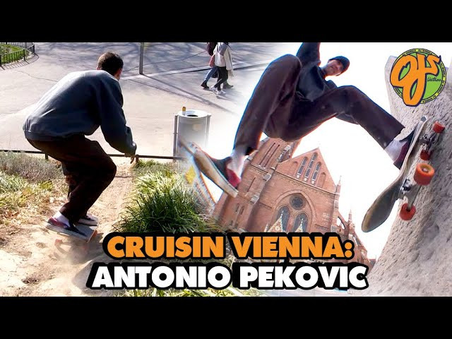 CRUISIN with Antonio Pekovic 🍊💨 Blaze through the crust and cuts of Vienna with our guy Antonio has he rips off the beaten path.<br /><br />Kick it With Antonio (https://www.instagram.com/peki_5991/)<br /><br />Filmed by: Paul Labadie (https://www.instagram.com/labadass___/)<br /><br />Shop Mini Super Juice and OJ Wheels Here: https://ojwheels.com/our-wheels<br /><br />MINI SUPER JUICE! No risers needed! 55mm, 78a Mini Super Juice is here to blaze through all terrains and crust. Mini Super Juice is a slimmed down version of OJ's ultra-tough Super Juice. The mini shape features a reinforced core and completely redesigned chip-resistant shape, all on OJs' classic ultra buttery urethane. Cop a set and hit the crust!<br /><br />OJWheels.com / #FuckWithTheJuice<br /><br />Instagram: https://www.instagram.com/ojwheels/<br />Facebook: facebook.com/ojwheels<br />Tik Tok: https://www.tiktok.com/@ojwheels