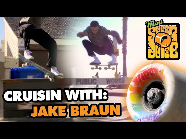 Mini Super Juice CRUISIN' 🍊 with Jake Braun... Roll the beach, slap some curbs, and hit some Hot laps around O-Side with our guy Jake. Here's the formula: catch Jake cruise his local zone, grab your board and the crew, and get rolling through your streets.<br /><br />Filmed by: Chris Varcadipane (https://www.instagram.com/chrisvarcadipane/)<br /><br />Learn More About Mini Super Juice and OJ Wheels Here: https://ojwheels.com/our-wheels<br /><br />MINI SUPER JUICE! No risers needed! 55mm, 78a Mini Super Juice is here to blaze through all terrains and crust. Mini Super Juice is a slimmed down version of OJ's ultra-tough Super Juice. The mini shape features a reinforced core and completely redesigned chip-resistant shape, all on OJs' classic ultra buttery urethane. Cop a set and hit the crust!<br /><br />OJWheels.com | #OJWheels<br /><br />Instagram: @ojwheels<br />Facebook: facebook.com/ojwheels<br />Twitter: @ojwheels<br />Snapchat: oj_wheels