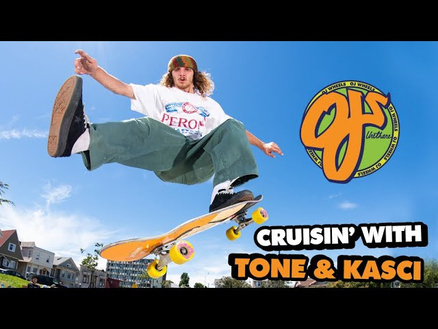 CRUISIN with Tone and Kasci 🍊 Grab your Super Juice and roll the Dragon with this ripping crew.... Once you've peeped the hype, grab your cruiser, and get rolling down the block.<br /><br />Give Tone and Kasci a follow....<br />https://www.instagram.com/tonelatham/<br />https://www.instagram.com/kasciwoolf/<br /><br />Filmed by Tanner Rowe. Give Trevor a follow...<br />https://www.instagram.com/tannerrowe/<br /><br />Shop Mini Super Juice and OJ Wheels Here: http://bit.ly/Shop_Elite<br /><br />MINI SUPER JUICE! No risers needed! 55mm, 78a Mini Super Juice is here to blaze through all terrains and crust. Mini Super Juice is a slimmed down version of OJ's ultra-tough Super Juice. The mini shape features a reinforced core and completely redesigned chip-resistant shape, all on OJs' classic ultra buttery urethane. Cop a set and hit the crust!<br /><br />OJWheels.com / #FuckWithTheJuice<br /><br />Instagram: @ojwheels<br />Facebook: facebook.com/ojwheels<br />Twitter: @ojwheels<br />Snapchat: oj_wheels