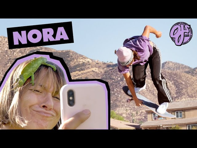 Roll up and rendezvous with Nora V as she hits epic spots from Maui to San Diego in her heavy NEW part. Come for Nora's stylish trick selection and stay for that Nicki track. Guaranteed... This part's going to require a rewatch... <br /><br />Filmed by: Lannie Rhoades (@justsomedude) & Myles Laurion (@myleslaurion)<br /><br />Edited by: Chris Varcadipane @chrivarcadipane<br /><br />Hit the link to learn about Elite WAY TOO FAST Urethane: https://ojwheels.com/urethane​<br /><br />Click here to shop OJ Wheels: https://ojwheels.com/our-wheels​<br /><br />OJWheels.com | Kick it with us on social...<br /><br />Instagram: @ojwheels<br />Facebook: facebook.com/ojwheels<br />Twitter: @ojwheels<br />Snapchat: oj_wheels