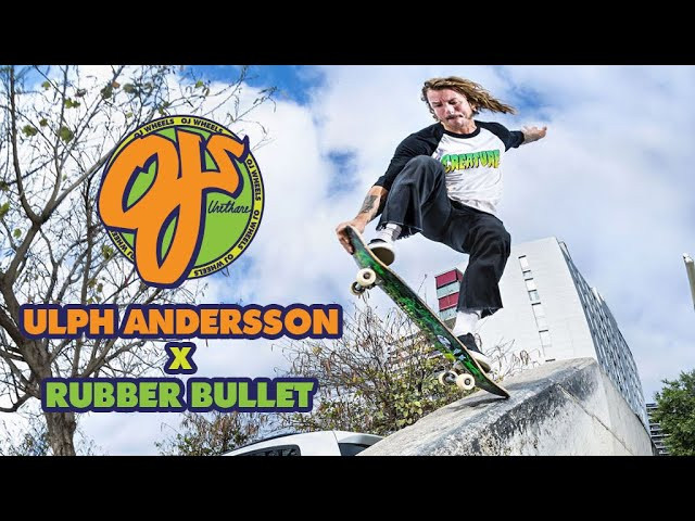 Quick fair-warning: Get that rewind button ready, because Ulph Andersson's "Rubber Bullet" part delivers a steady roll of mind melters. Epic spots Euro spots and an ENDER you won't to miss... Ulph just made your Monday that much better.<br /><br />Filmed by: Thomas Pfeiffer (@delapfeiff)<br /><br />Hit the link to learn about Elite WAY TOO FAST Urethane: http://bit.ly/Elite_Urethane<br /><br />Click here to shop Elite Urethane #PROJs: http://bit.ly/Shop_Elite<br /><br />OJWheels.com | Kick it with us on social...<br /><br />Instagram: @ojwheels<br />Facebook: facebook.com/ojwheels<br />Twitter: @ojwheels<br />Snapchat: oj_wheels