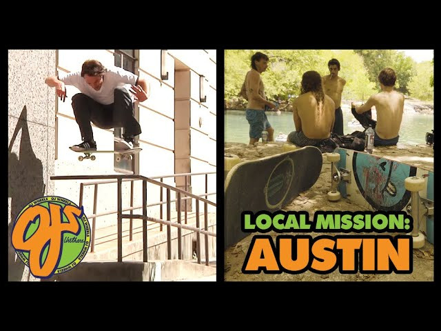 If you're rolling to a new zone, your best bet always is to head to the skate shop and link up with the locals. <br /><br />Can't find the crew when you land in Austin? Well, press that play button and check Max, Reese, Ryan, as they roll out a solid day of epic spots and good eats. Take notes, get some gas money together, and plan your trip to Austin.<br /><br />Food Spots Hit (Finding the skate spots is on you...):<br /><br />No Comply ATX: https://nocomplyatx.com/<br /><br />Idlewind Coffee: https://www.instagram.com/idlewildcoffee/<br /><br />ATX Food Co: https://www.atxfoodco.com/<br /><br />Casa de Luz: https://www.casadeluz.org/<br /><br />Vegan Nom: https://www.thevegannom.com/<br /><br />Juice Land: https://www.juiceland.com/<br /><br />Filmed by: Calvin Millar <br /><br />Hit the link to learn about Elite WAY TOO FAST Urethane: http://bit.ly/Elite_Urethane<br /><br />Click here to shop Elite Urethane: http://bit.ly/Shop_Elite<br /><br />OJWheels.com | Kick it with us on social...<br /><br />Instagram: @ojwheels<br />Facebook: facebook.com/ojwheels<br />Twitter: @ojwheels<br />Snapchat: oj_wheels