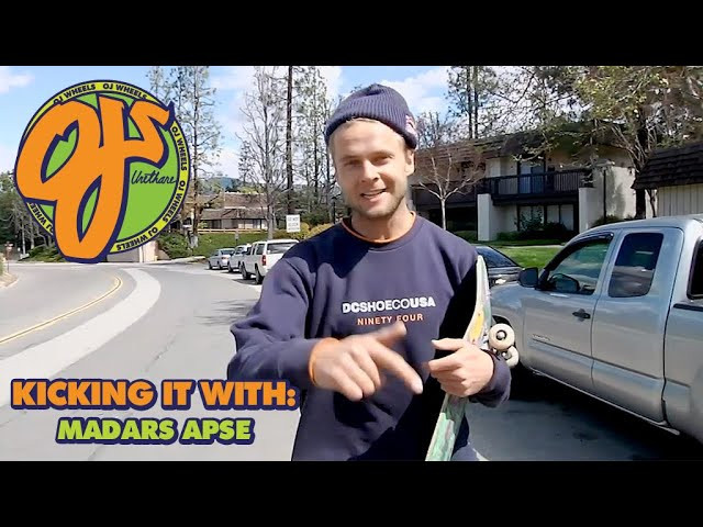 New Madars Apse ELITE #PROJs Dropping 6/26 🚨<br /><br />Madars Apse isn't your average pro skateboarder so you should know that this isn't your average Kicking It With... Jump in the whip with Madars and the crew as they scout spots and rip through a wild bag of terrain. What are you waiting for? Grab your crew, load up Google Earth, and go find some new spots!<br /><br />Filmed by: Austin Leleu<br /><br />Hit the link to learn about Elite WAY TOO FAST Urethane: http://bit.ly/Elite_Urethane<br /><br />Click here to shop Madars' NEW Elite Urethane #PROJs: http://bit.ly/Shop_Elite<br /><br />OJWheels.com | Kick it with us on social...<br /><br />Instagram: @ojwheels<br />Facebook: facebook.com/ojwheels<br />Twitter: @ojwheels<br />Snapchat: oj_wheels
