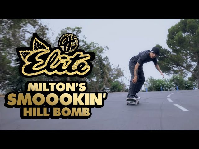 High Speed Alert ⚠️Milton set ups his latest Elite Urethane #PROJs and charges down this single lane double black diamond of a hill... You know you're haulin' ass if you need a drone to keep with you.<br /><br />Milton's 'Smoke Bros 2' Elite Urethane #PROJs available now at skate shops!<br /><br />Filmed / Edited By: Lannie Rhoades (@justsomedue)<br /><br />Hit the link to learn about Elite WAY TOO FAST Urethane: http://bit.ly/Elite_Urethane<br /><br />Click here to shop Madars' NEW Elite Urethane #PROJs: http://bit.ly/Shop_Elite<br /><br />OJWheels.com | Kick it with us on social...<br /><br />Instagram: @ojwheels<br />Facebook: facebook.com/ojwheels<br />Twitter: @ojwheels<br />Snapchat: oj_wheels
