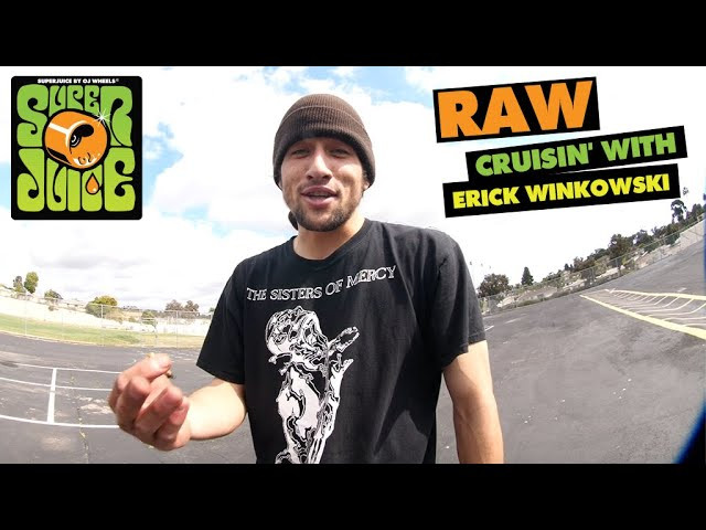 In search of even more 'CRUISIN' with Winkowski? Well damn, you're in luck... hit that play button and watch 10 minutes of RAW Cruisin with Erick. How many miles do you think the man skated to film this piece?<br /><br />Filmed by: Hector Corral<br /><br />Learn More About Super Juice and OJ Wheels Here: http://bit.ly/ShopOJWheelsFF<br /><br />What''s the deal with Super Juice? Super Juice is the evolution of OJ's super classic Hot Juice cruiser wheel! Straight out of lab, Super Juice features a new reinforced core and completely redesigned chip-resistant shape, all on OJ's classic ultra buttery 78a urethane. Cop a set and hit the crust!<br /><br />OJWheels.com | #OJWheels<br /><br />Instagram: @ojwheels<br />Facebook: facebook.com/ojwheels<br />Twitter: @ojwheels<br />Snapchat: oj_wheels