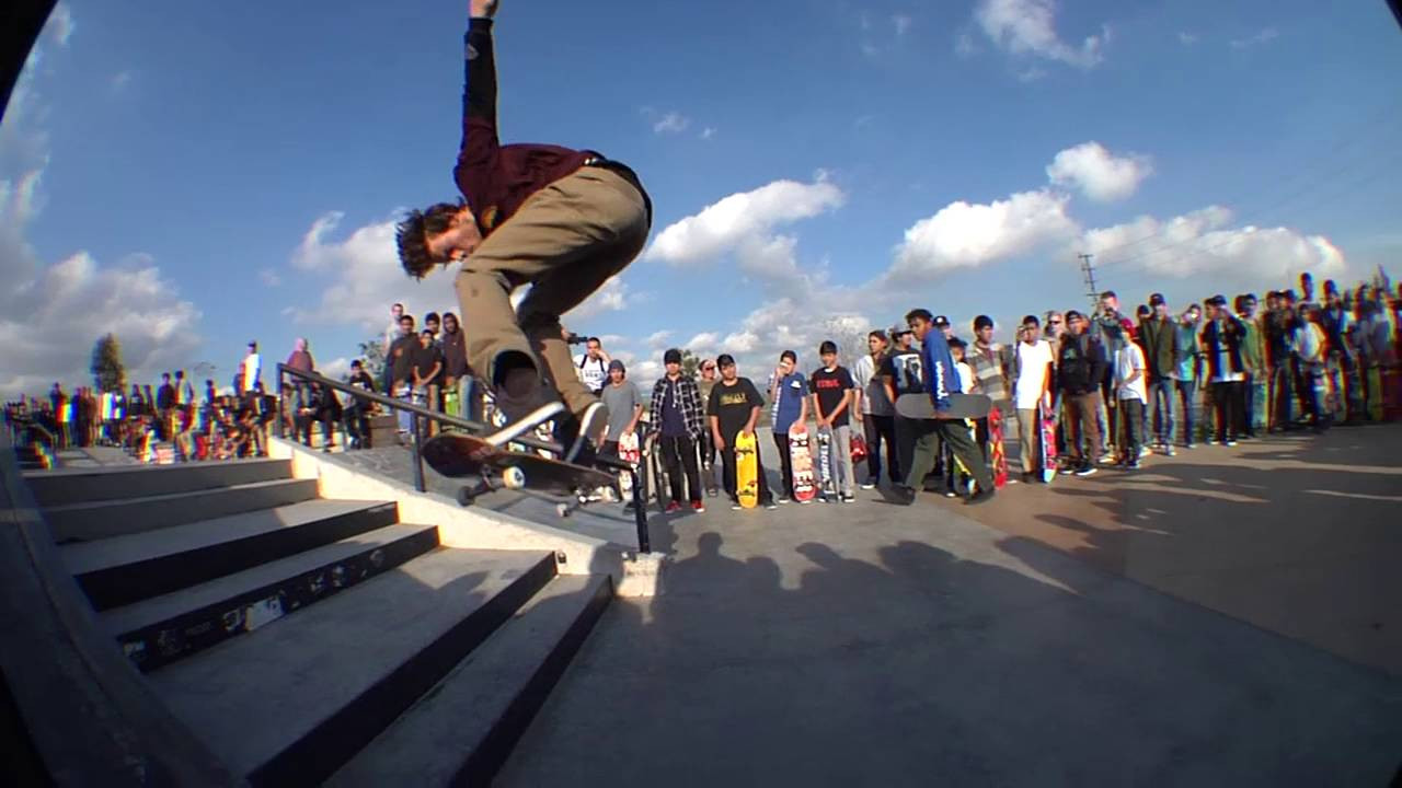 On Jan 23rd 2016 the Plan B team headed out to Sun Valley Ca for a demo and signing with Cardboard skate shop. The crowd grew fast to about 600 kids & things got interesting real quick leading to the Cops coming out in full force to try and shut us down. After a little convincing the Cops decided to let team keep skating. Press play to see what Ryan Sheckler, Chris Cole, Felipe Gustavo, Chris Joslin, Trevor McClung, Scott Decenzo, Kane Sheckler, David Reyes and Jagger Eaton were able to do while dodging spectators and shaking hands with fans.