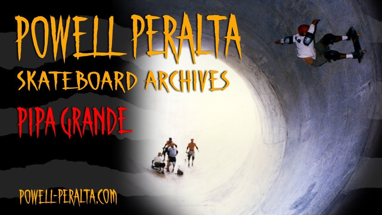Powell Peralta Skateboard Archives Presents: Pipa Grande<br /><br />Videography and Editing by John W. Oliver<br />Skateboarders: Mike Taylor, Robbie Olhiser, Steve Alba, Kelly Bellmar, Jason Mitchell, Jay B. Baxter, Jeff Pixely, Mark Hollander, Judd Barker, Mike Kresky, Matt Collins and John W. Oliver. Shot in an undisclosed location in 1998. Photos by Matt Collins @solidfoto