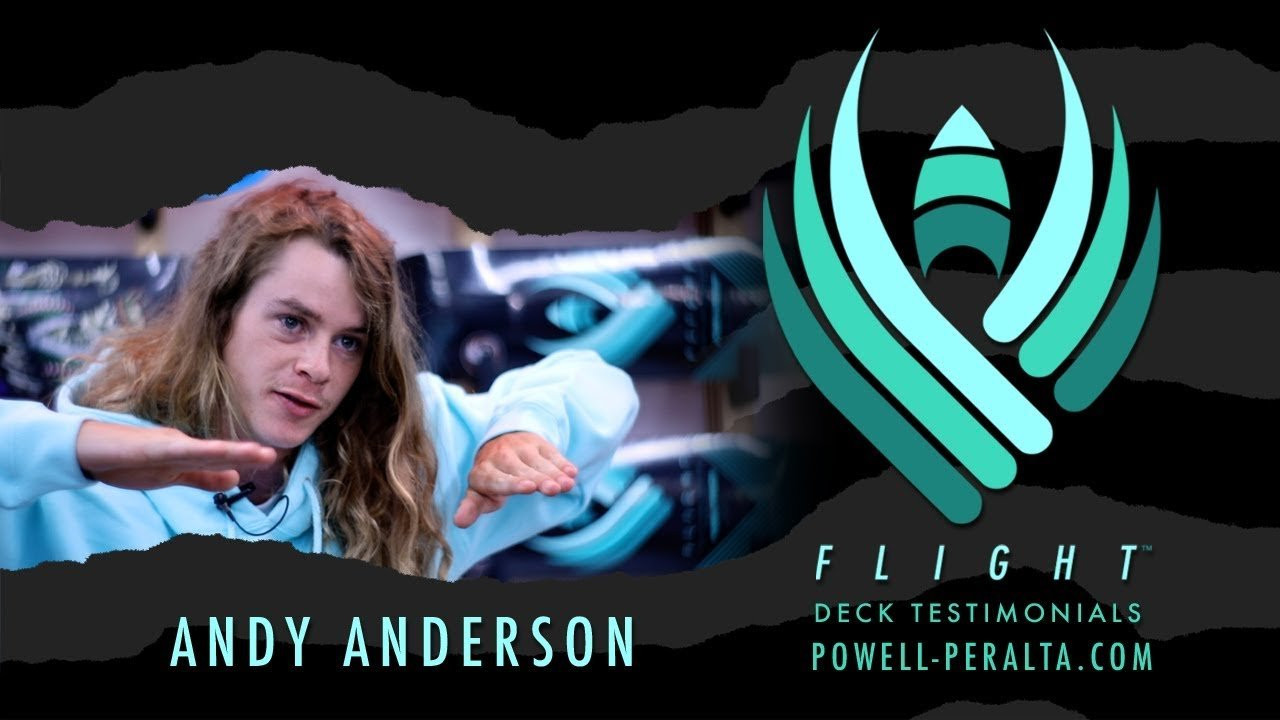 Andy Anderson shares his thoughts on riding Powell-Peralta #FlightDeckConstruction decks<br /><br />Flight Decks are available at skate shops worldwide and on the Skate One website - https://www.skateone.com/skateboard-decks/flight