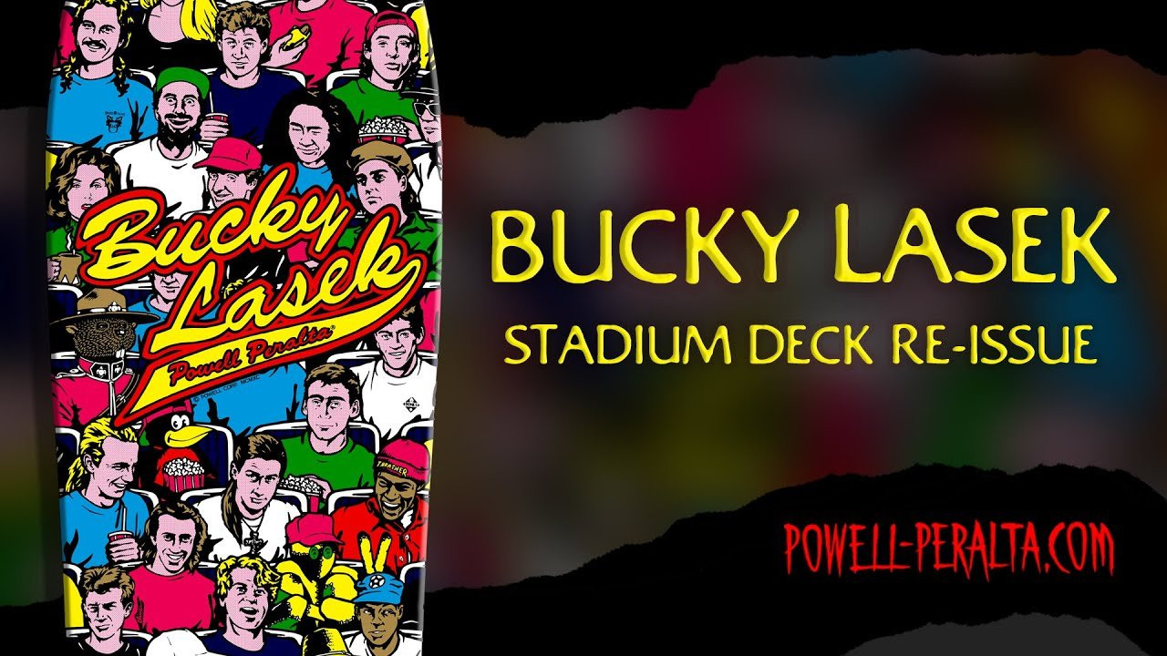 Bucky Lasek talks about the re-issue of his Stadium deck, with Stacy Peralta.<br />Now shipping to skate shops worldwide.