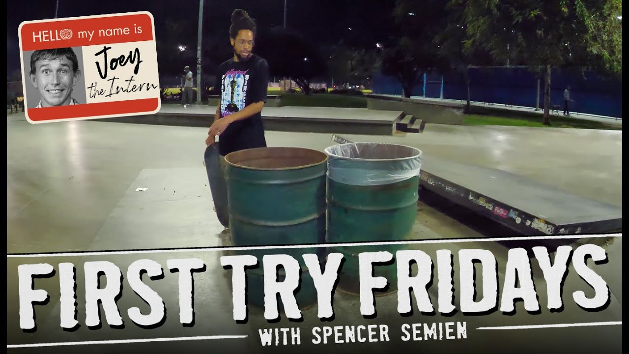 Joey Brezinski takes First Try Friday to Westchester (aka The Berrics' West Wing) for a double-bucket challenge: Spencer Semien can-can.<br /><br />Subscribe to The Berrics: http://bit.ly/TheBerricsYoutube<br /><br />Daily Videos and More: http://theberrics.com<br />Shop The Canteen! 👉https://canteen.theberrics.com/<br />Like The Berrics on Facebook: http://fb.com/berrics<br />Follow The Berrics on Instagram: http://instagram.com/berrics<br />Follow The Berrics on TikTok: https://www.tiktok.com/@berrics?<br />Follow The Berrics on Twitter: http://twitter.com/berrics