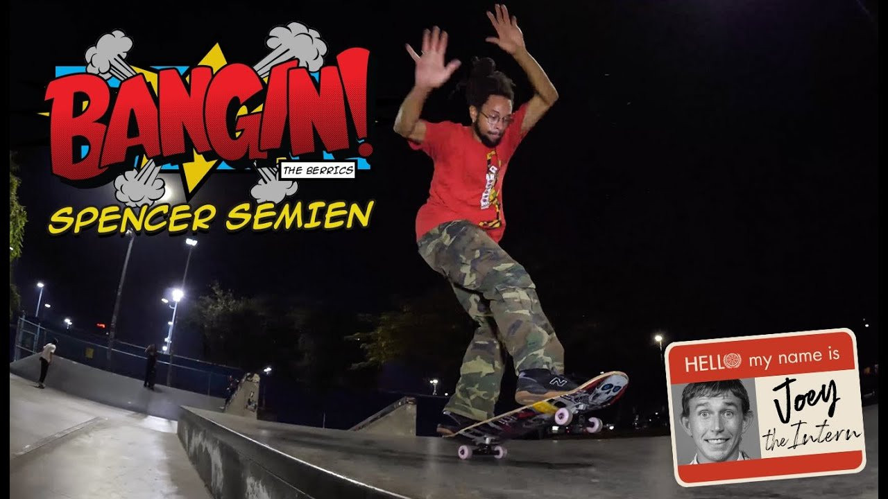 After yesterday's First Try Fridays, Spencer Semien was down for a little after-hours filming at The Berrics' West Wing—Westchester—with our new intern Joey Brezinski behind the lens. And no, you don't get paid overtime for this, Brezinski. In fact, you don't get paid at all. Thanks sucker!<br /><br />Subscribe to The Berrics: http://bit.ly/TheBerricsYoutube<br /><br />Daily Videos and More: http://theberrics.com<br />Shop The Canteen! 👉https://canteen.theberrics.com/<br />Like The Berrics on Facebook: http://fb.com/berrics<br />Follow The Berrics on Instagram: http://instagram.com/berrics<br />Follow The Berrics on TikTok: https://www.tiktok.com/@berrics?<br />Follow The Berrics on Twitter: http://twitter.com/berrics