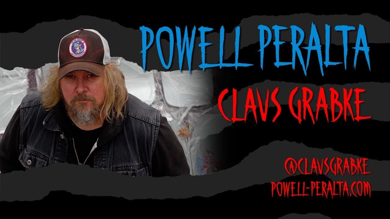 Thirty five years in the making... Powell Peralta releases Claus Grabke's Skateboard deck in limited edition. Claus gives us insight into his history with Powell Peralta.