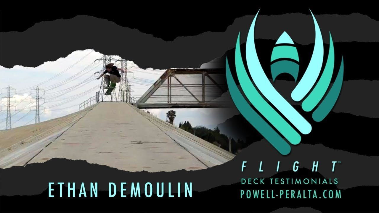 Ethan DeMoulin describes his experiences with Powell-Peralta Flight Decks.<br />Available at skate shops worldwide & on our website http://bit.ly/FlightDecksED