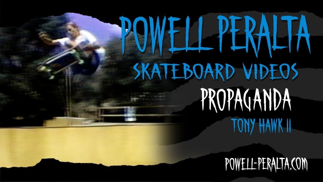 Powell Peralta Presents Propaganda Ch. 32 Hawk II.<br />To get your own copy of Propaganda on DVD go to skateone.com.