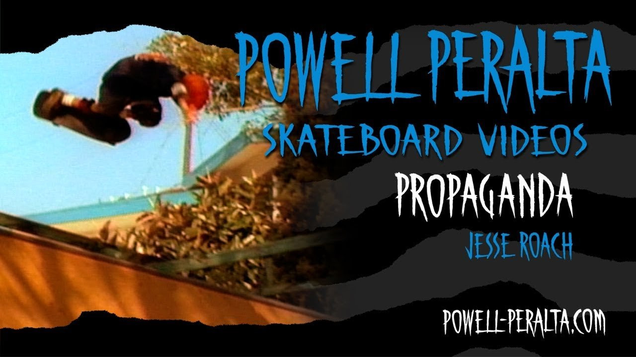 Powell Peralta Presents Propaganda Ch. 30 Jesse Roach.<br />To get your own copy of Propaganda on DVD go to skateone.com.