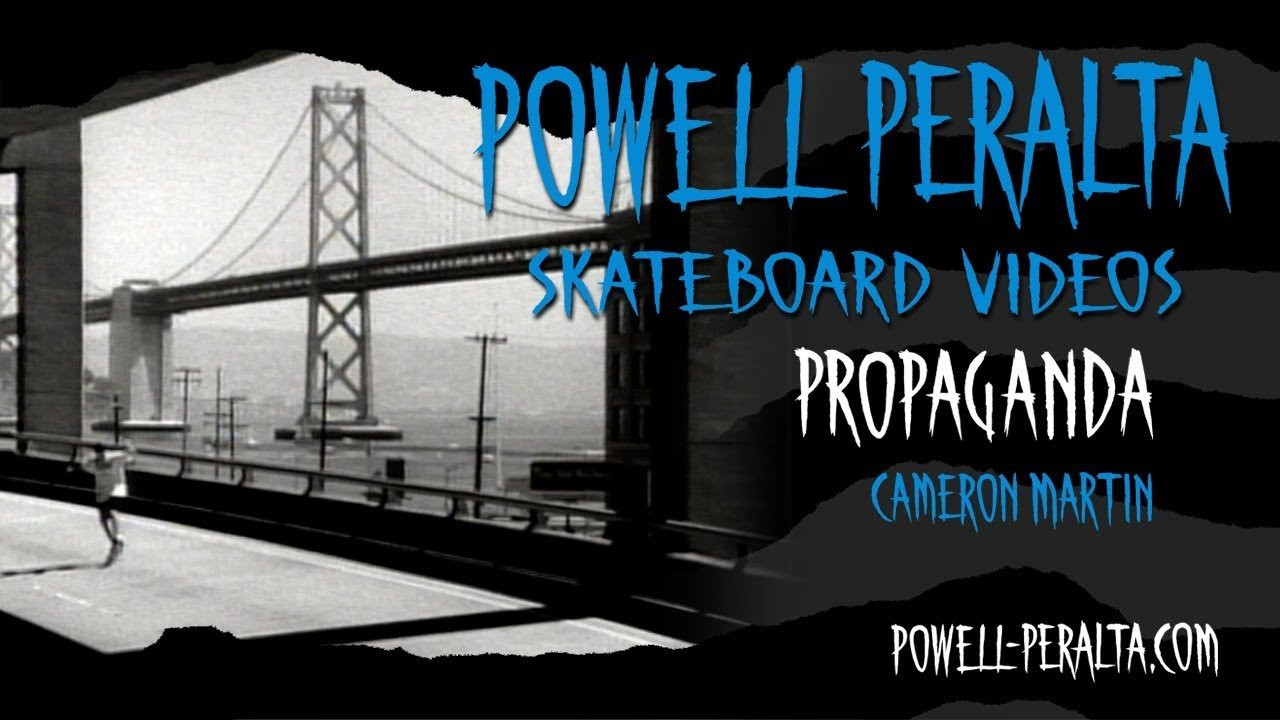 Powell Peralta Presents Propaganda Ch. 12 Cameron Martin.<br />To get your own copy of Propaganda on DVD go to skateone.com.