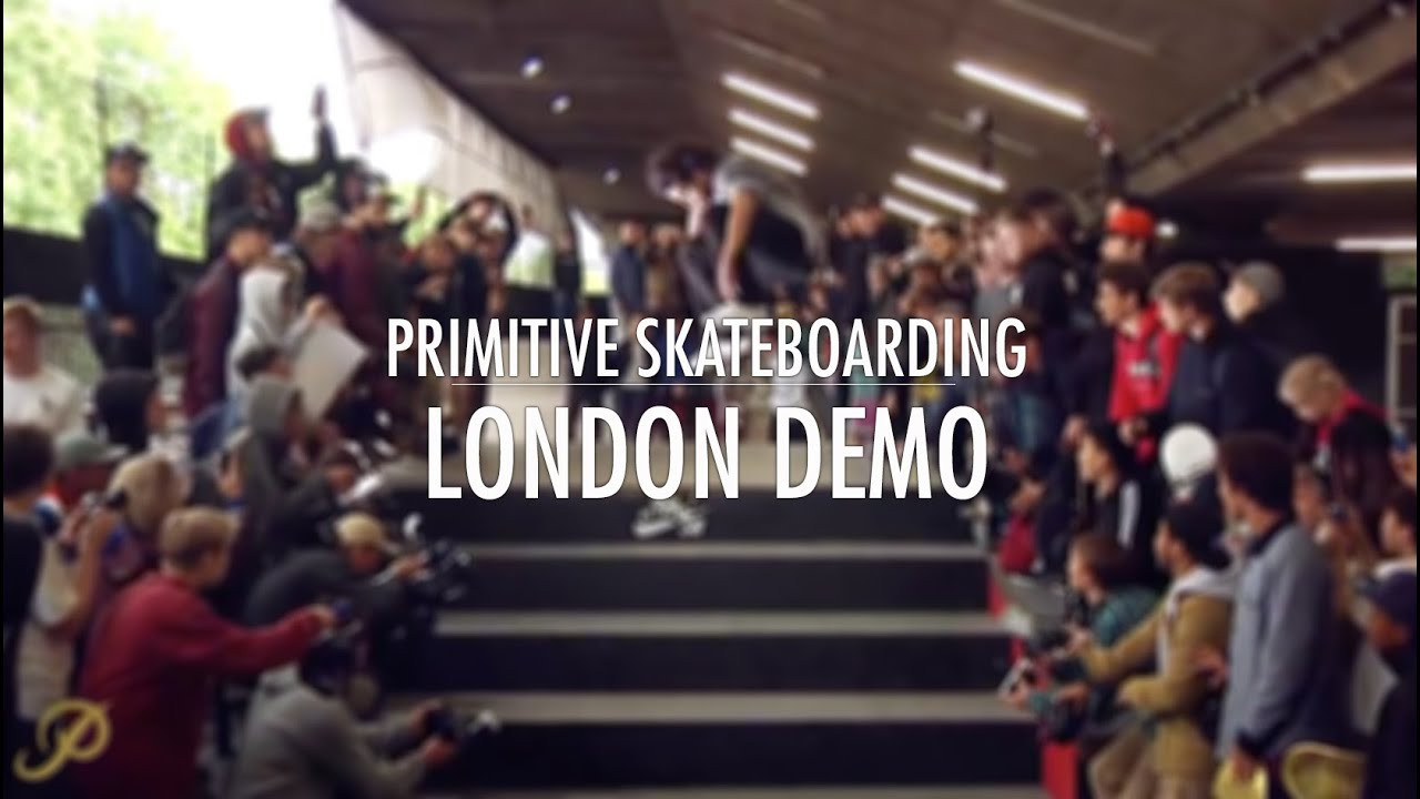 Paul Rodriguez, Nick Tucker and Carlos Ribeiro London Primitive Skateboarding Demo. Filmed by Kyle Steneide and Spanish Mike. Please subscribe: http://www.youtube.com/user/primitive...<br /><br />Follow Primitive Skate:<br />http://instagram.com/primitiveskate<br />http://snapchat.com/add/primitiveskate1<br />http://facebook.com/primitiveskate<br />http://twitter.com/_primitiveskate<br />Shop: http://www.primitiveskate.com