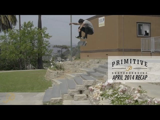Montage of clips posted in April 2014. Featuring Paul Rodriguez, Nick Tucker, and Carlos Ribeiro. Shop tees and decks at www.primitiveskate.com. Free shipping on orders over $75.00.<br /><br />Filmed by Cory Williams, Spanish Mike TV, and Kyle Steneide.<br /><br />Follow Primitive Skateboarding: @primitiveskate<br />Follow Paul: @prod84<br />Follow Nick: @nicktucker<br />Follow Carlos: @carlosribeiro91<br />Follow Spanish Mike: @spanishmiketv<br />Follow Cory: @corywillfilm<br />Follow Kyle: @kylesteneide<br /><br />Shop now at http://www.primitiveskate.com/shop/